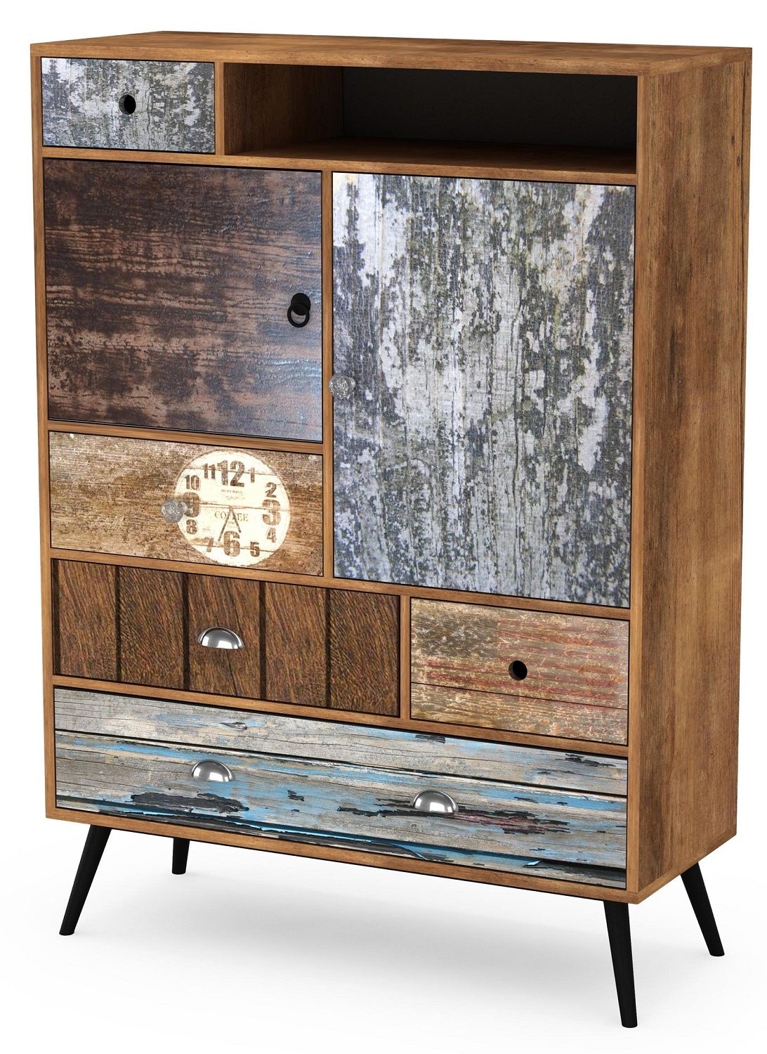 Opbergkast Mezo 140 cm – Kleurrijk & Functioneel Design voor het Moderne Huis