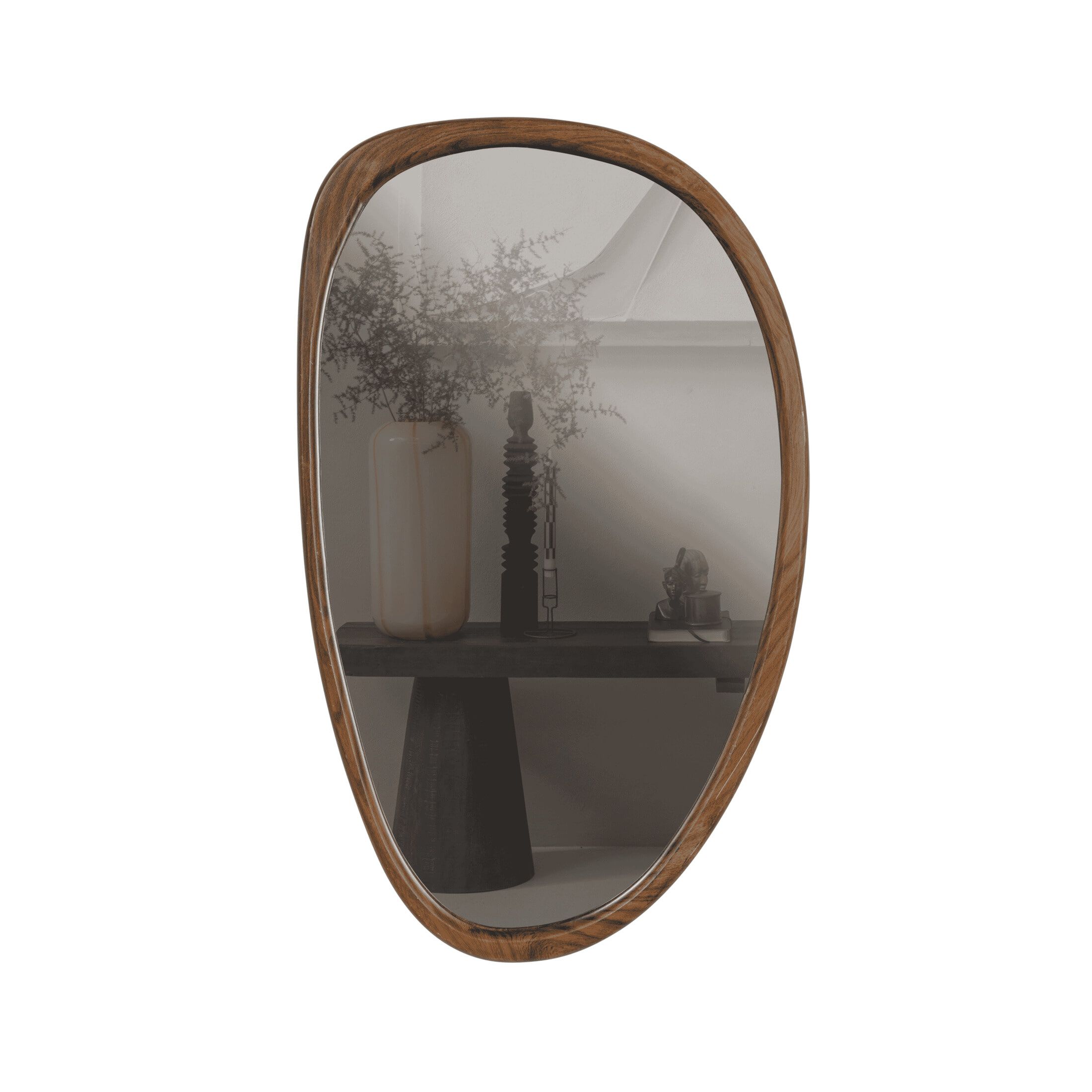 Organische Leif Spiegel van WOOOD – Japandi stijl, 64 × 38 cm