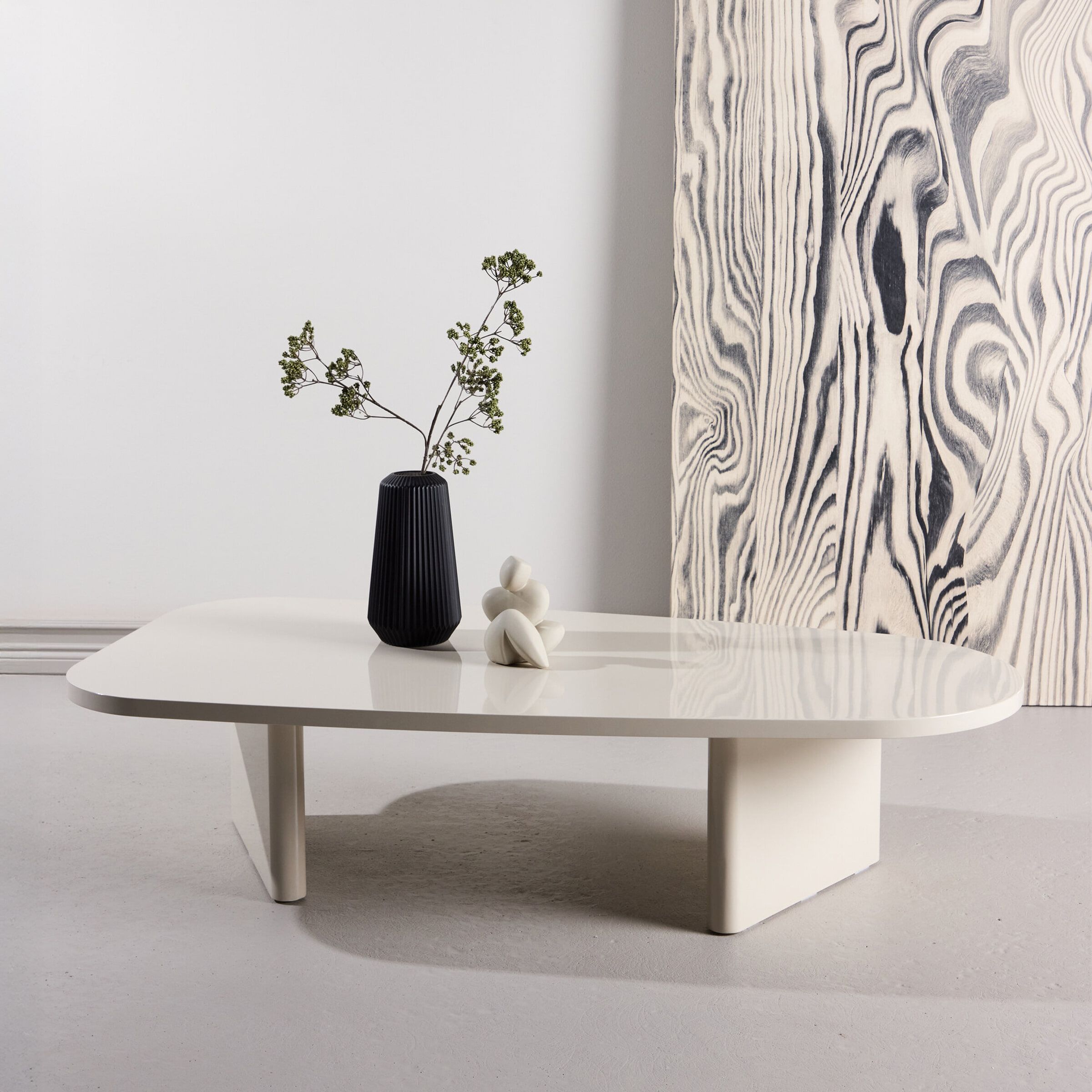 Organische Ovale Salontafel Jenea van Nohr – Modern Beige Design