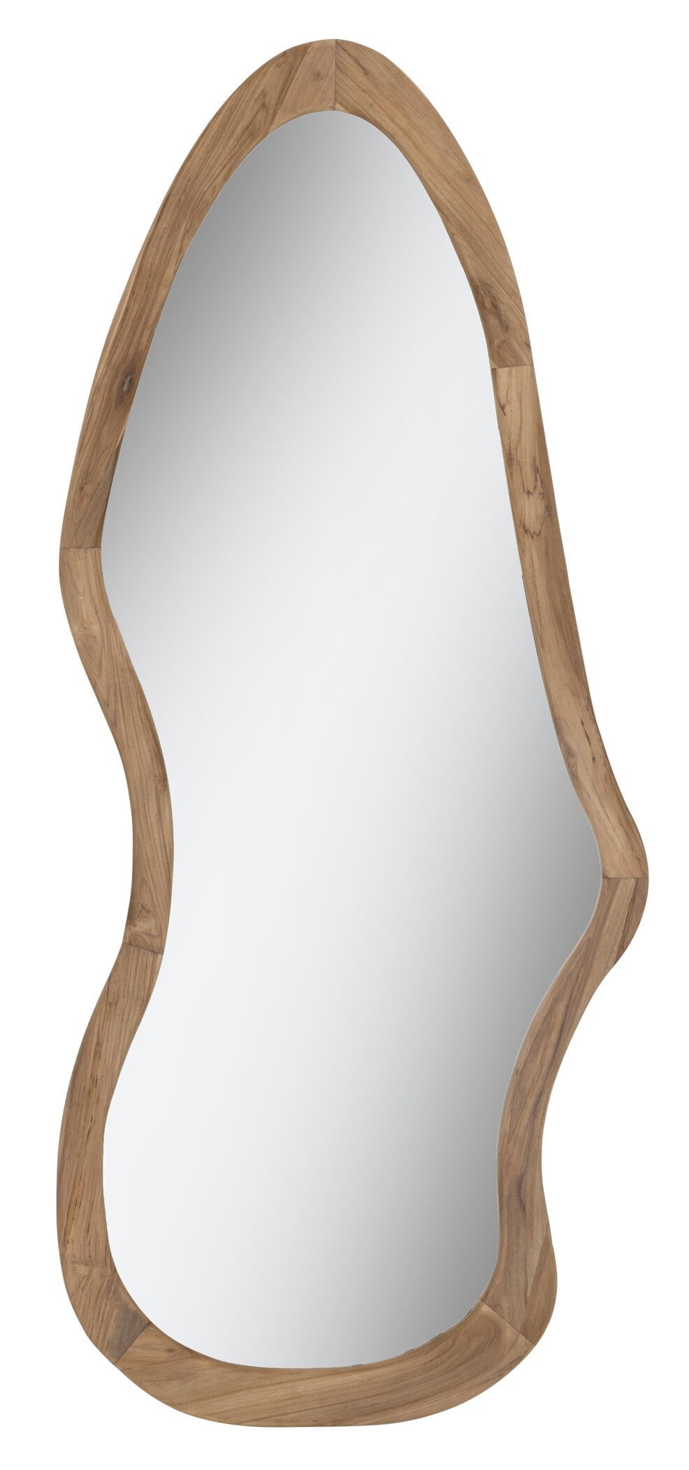 Organische Teakhouten Spiegel Mateo – 200×85 cm van MUST Living