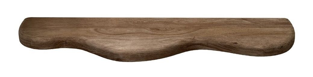 Organische Wandplank Livo van Brix – 60 cm mangohouten warmte