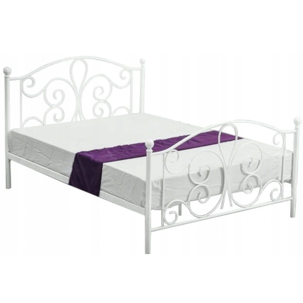 Panama Wit Bed 120 × 200 cm – Modern, Luchtig en Praktisch