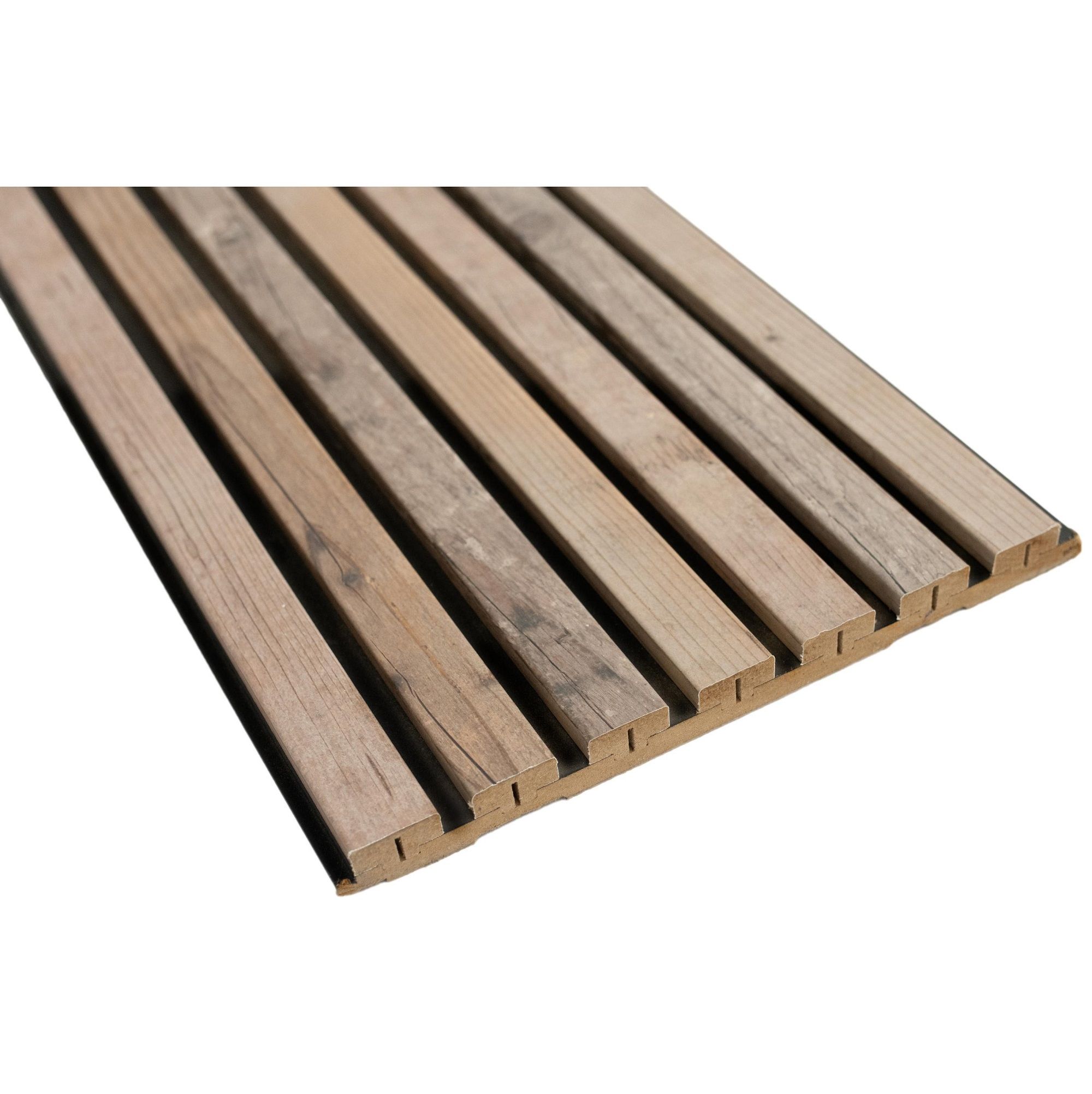 Pedro wandpaneel 30 × 277 cm – rustic wood met zwart – de snelle upgrade voor elke kamer