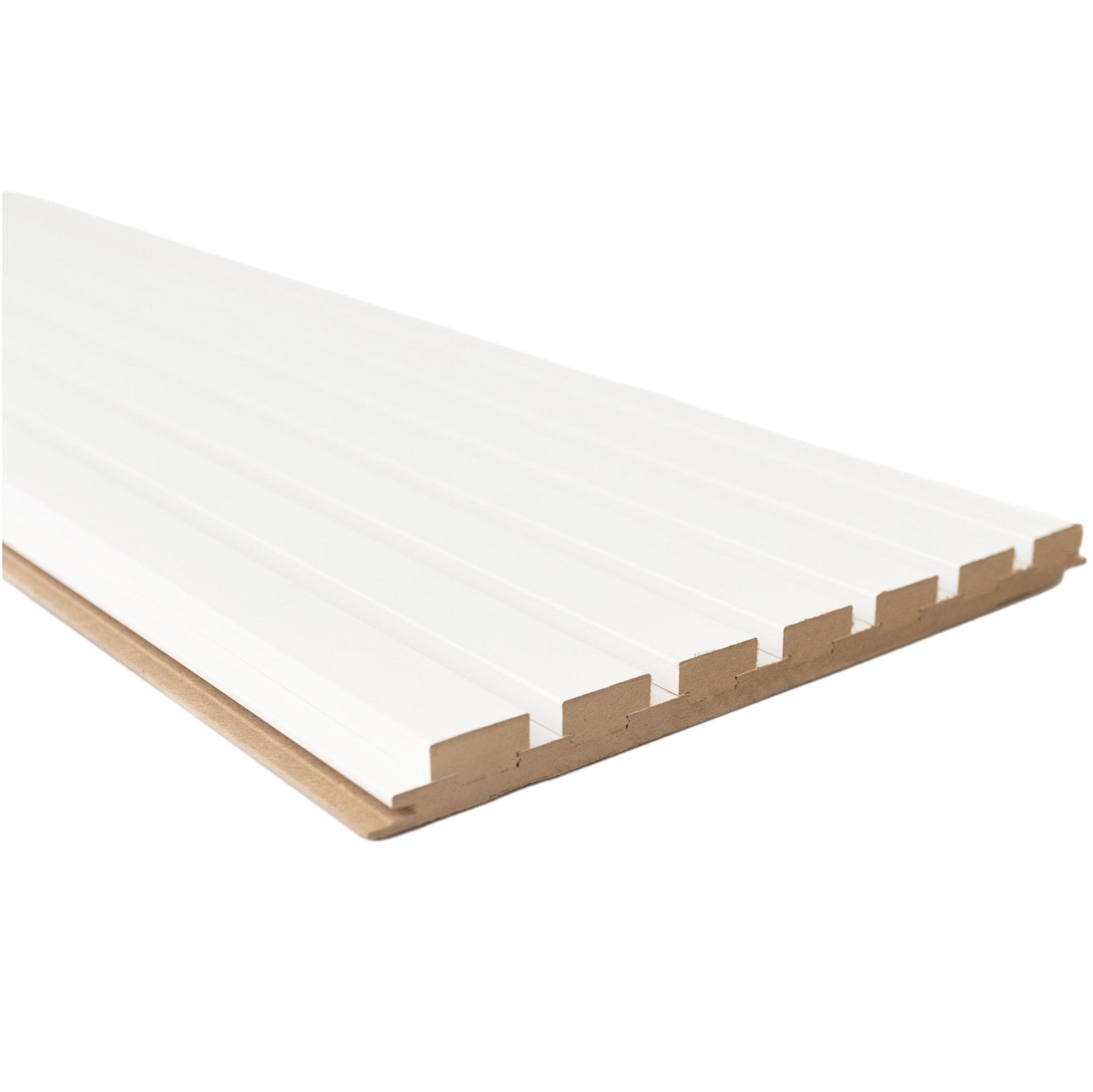Pedro wandpaneel 30 × 277 cm – strak wit, UV‑resistent en eenvoudig te monteren