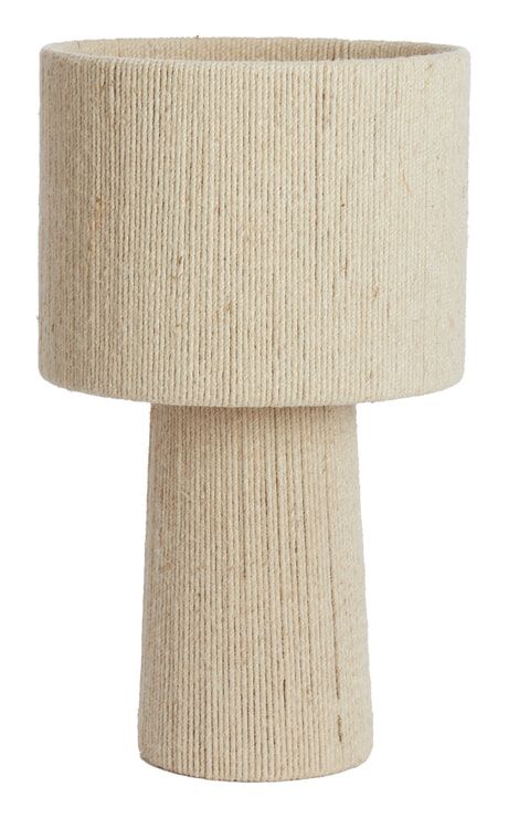 Pitino Jute Tafellamp – Warm licht in Crème of Naturel