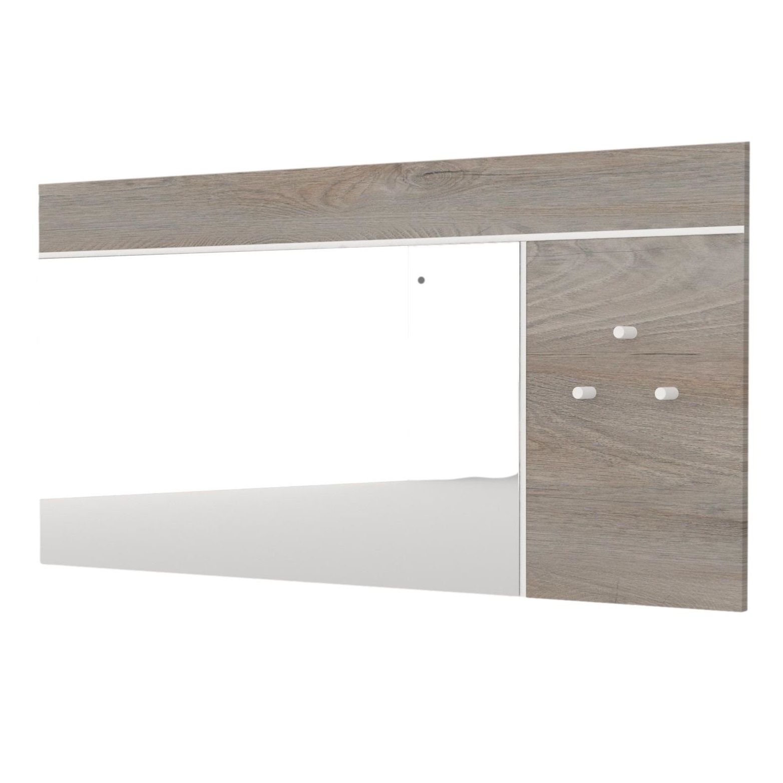 Prado Wandspiegel 120 cm – Scandinavische Elegantie in Hoogglans Wit
