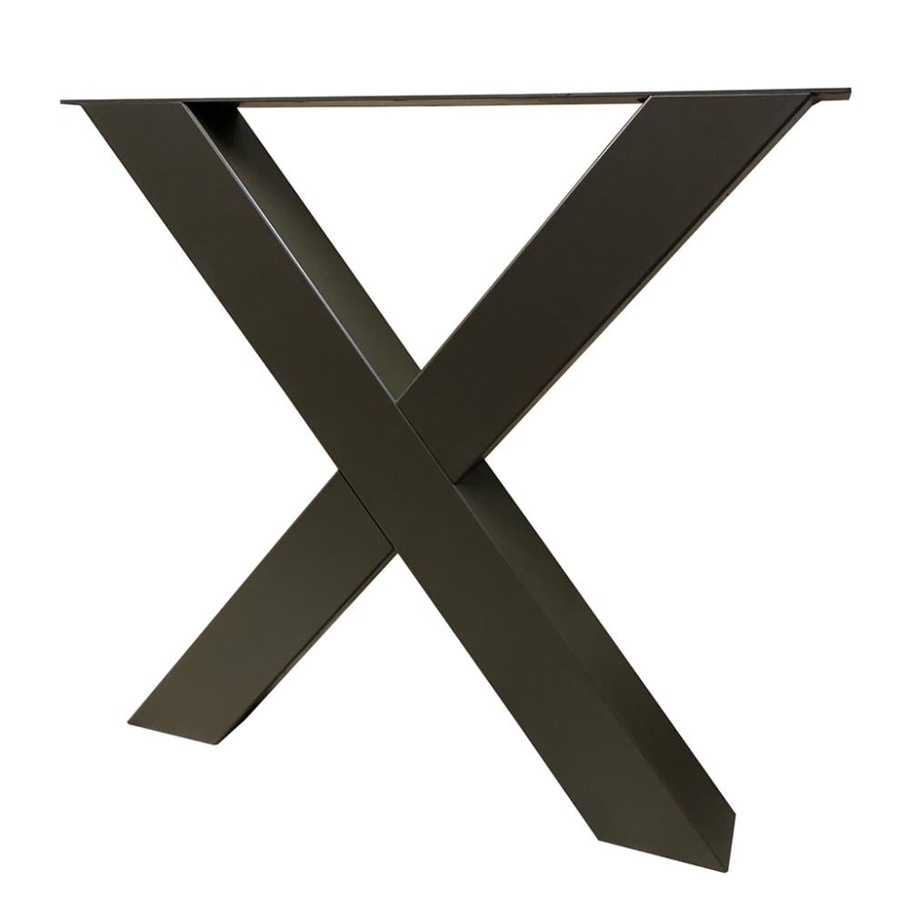 Premium Stalen Tafelpoot Anodic Brown – Robuuste Stijl voor Iedere Tafel