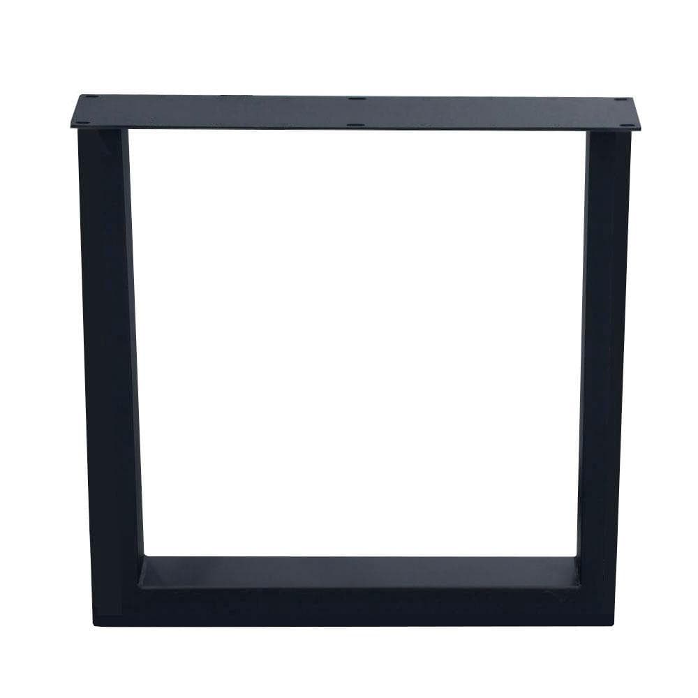 Premium Stalen U‑tafelpoot zwart – 75 × 10 cm, 72 cm hoog (5 × 10 cm)
