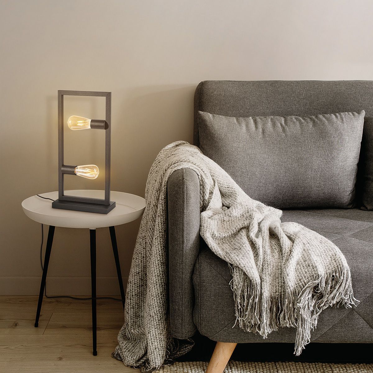 Preto Zwarte Tafellamp – Industriële Eyecatcher voor elke Kamer