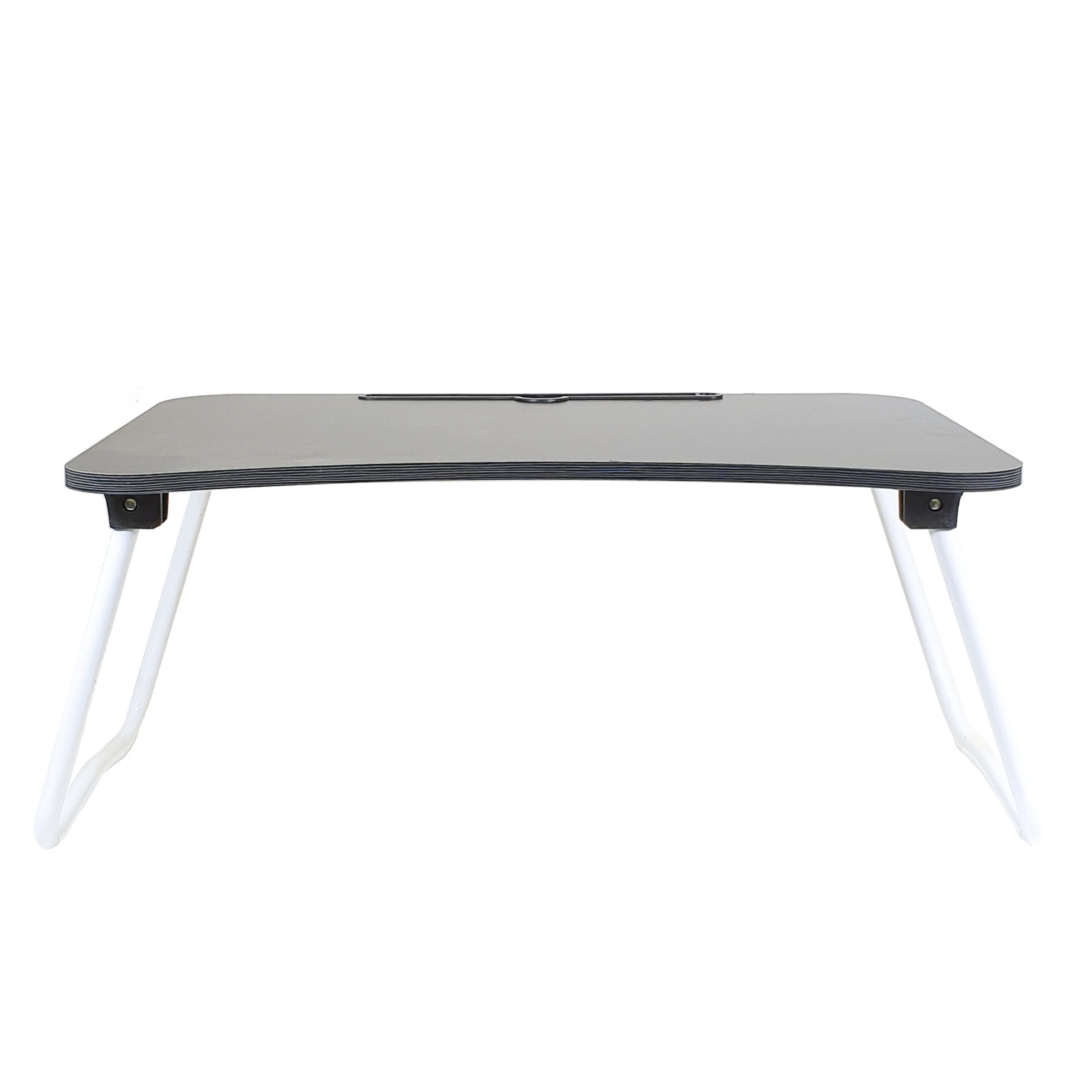 QUVIO Bedtafel Zwart – Uitklapbaar, Multifunctioneel voor Laptop, Ontbijt & Boeken
