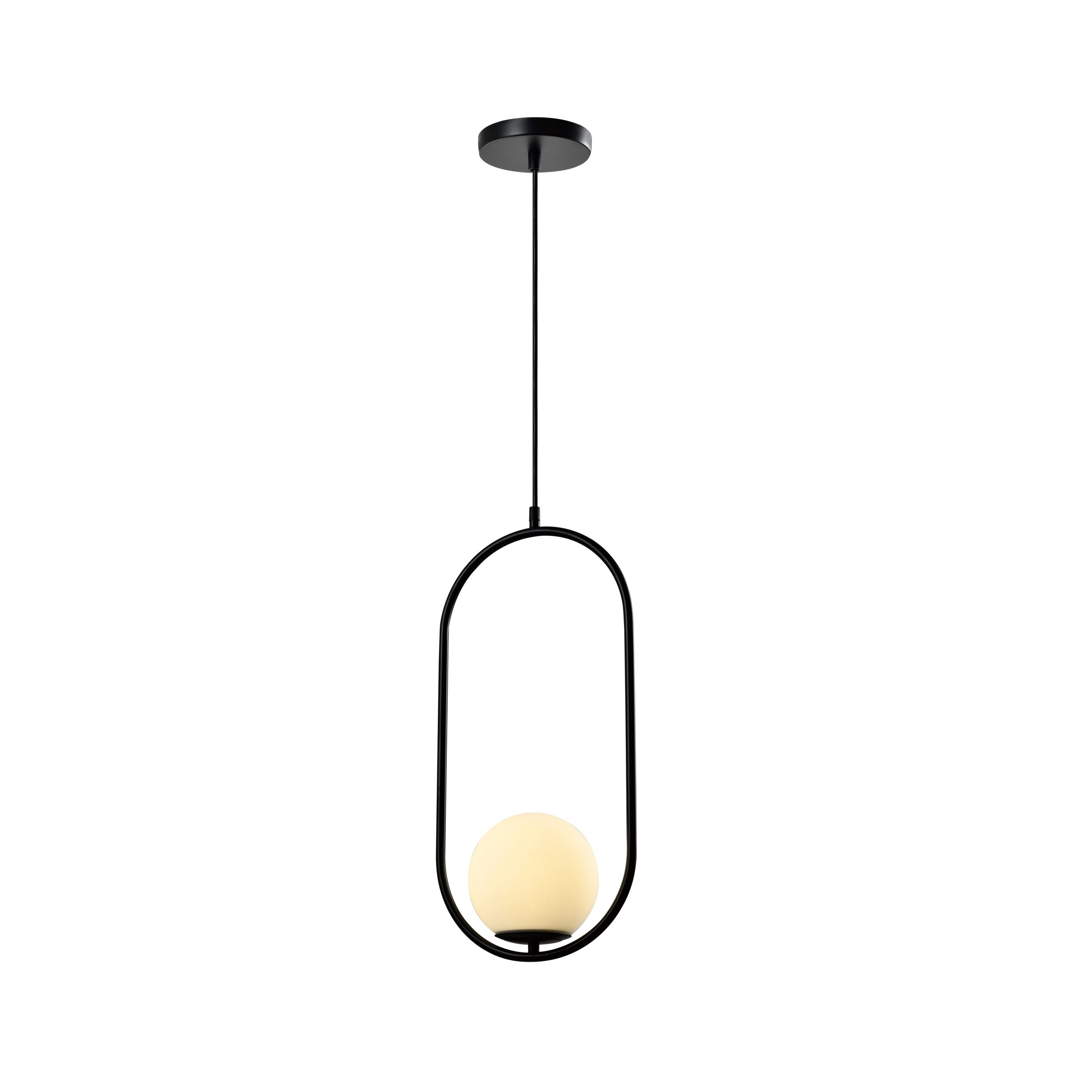 QUVIO Hanglamp Modern Zwart – Langwerpige Industriële Plafondlamp
