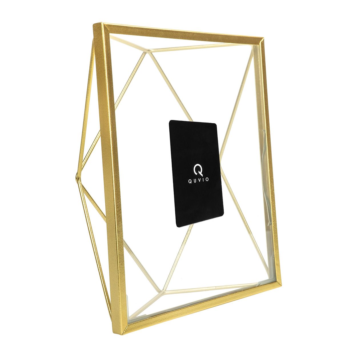 QUVIO Hexagonale Fotolijst in Goud – Trendy Design voor Jouw Kostbare Momenten