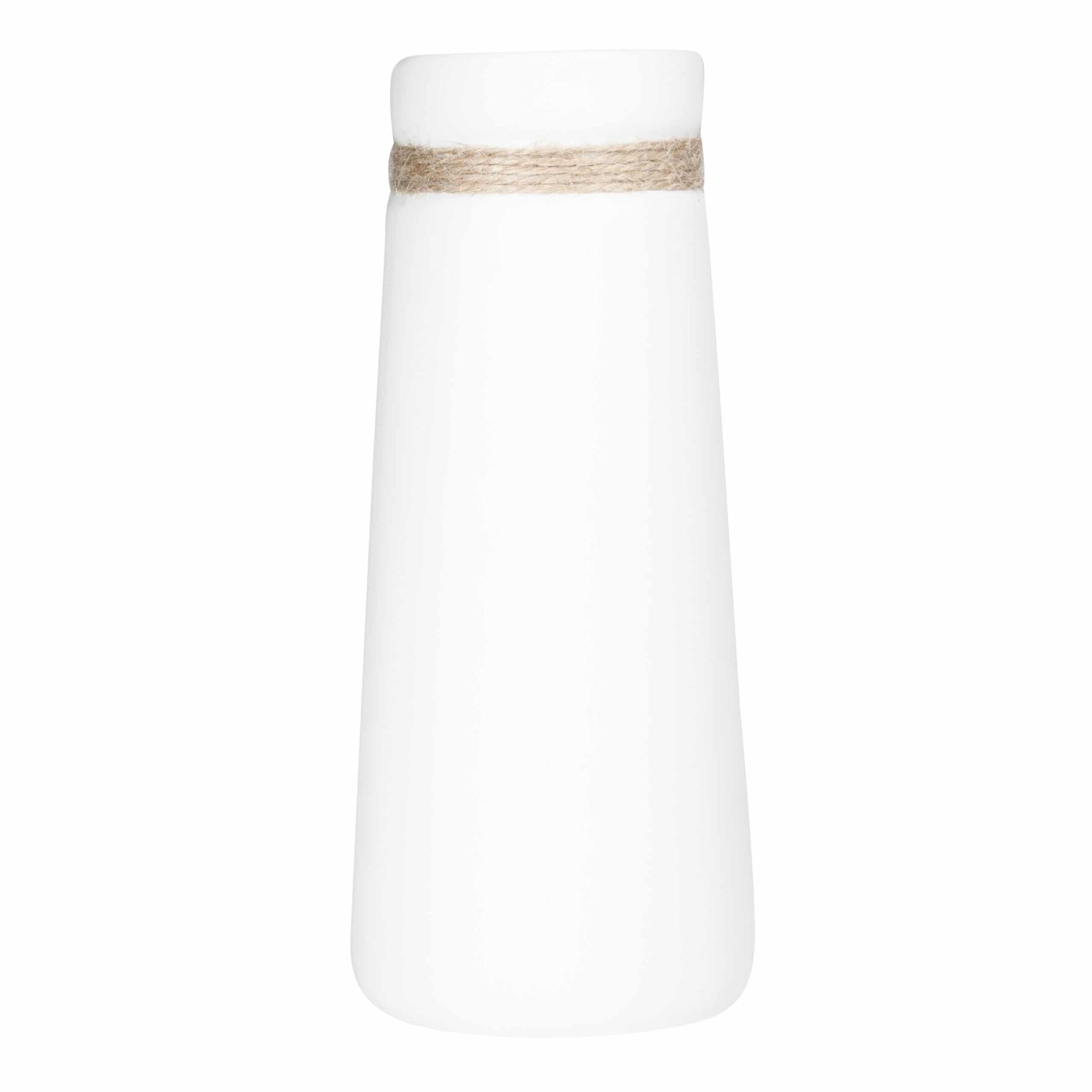 QUVIO keramische vaas met touw – minimalistisch design voor elk interieur