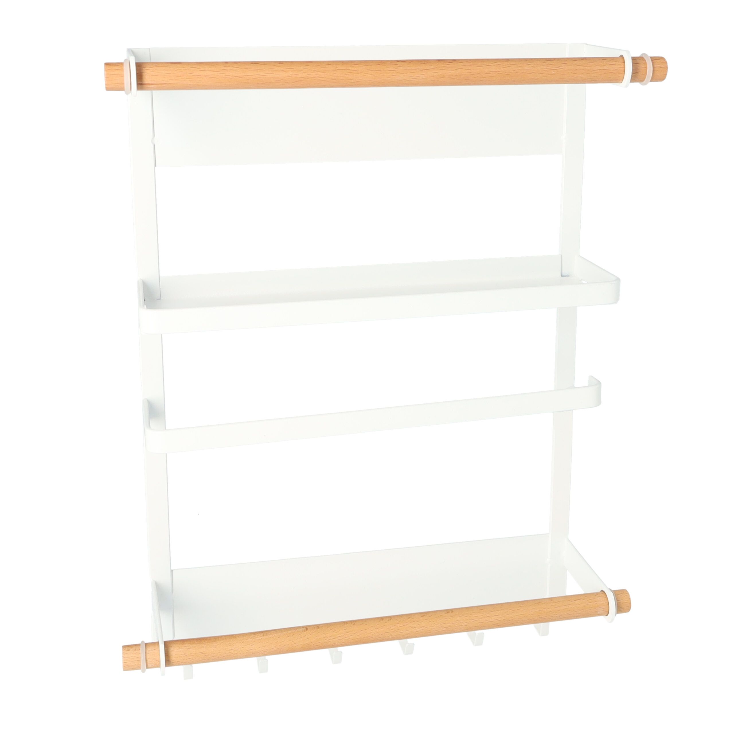 QUVIO Keukenrek met magnetische strip – stijlvol en praktisch in wit