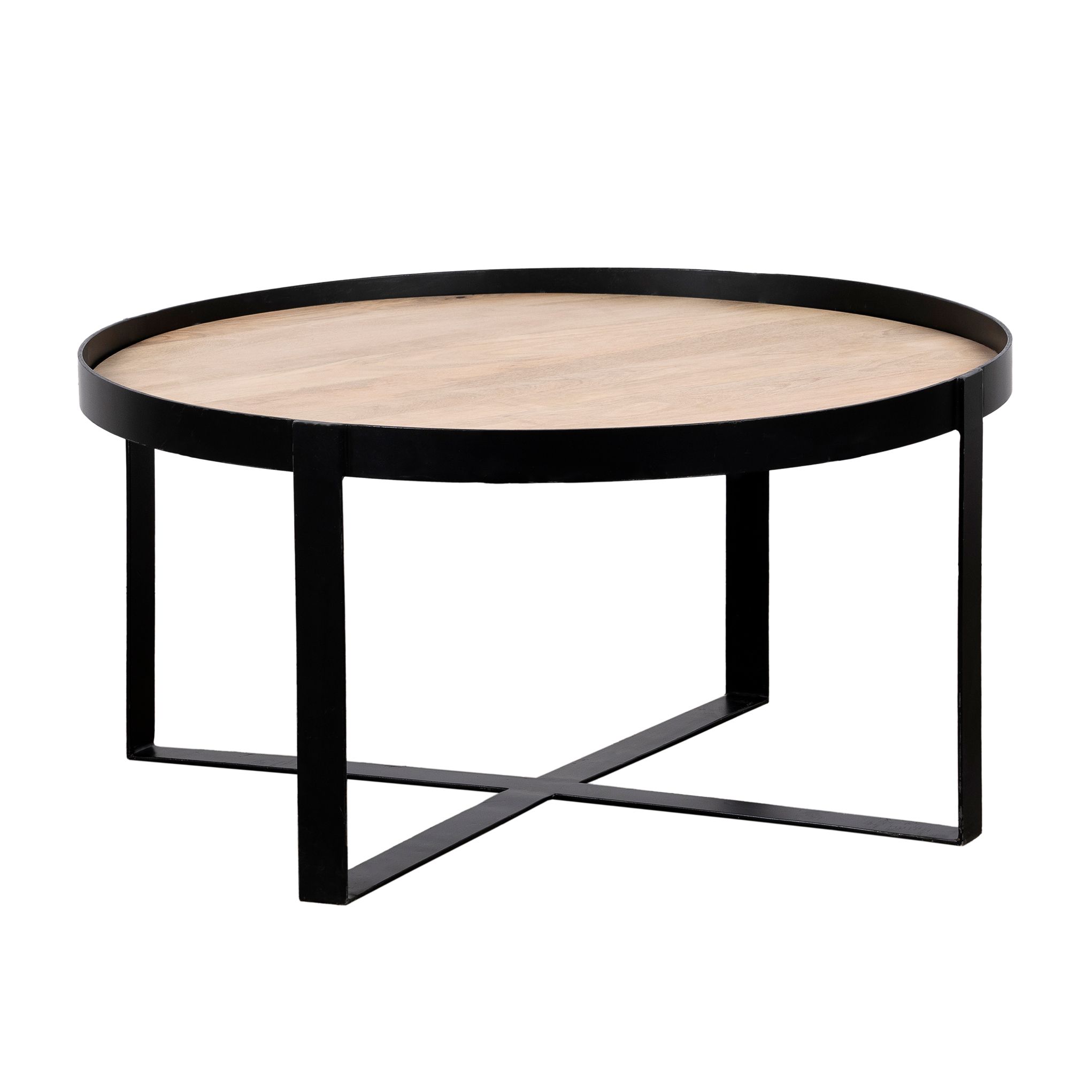 QUVIO Salontafel Anna – Ronde, duurzame elegantie voor elke woonkamer