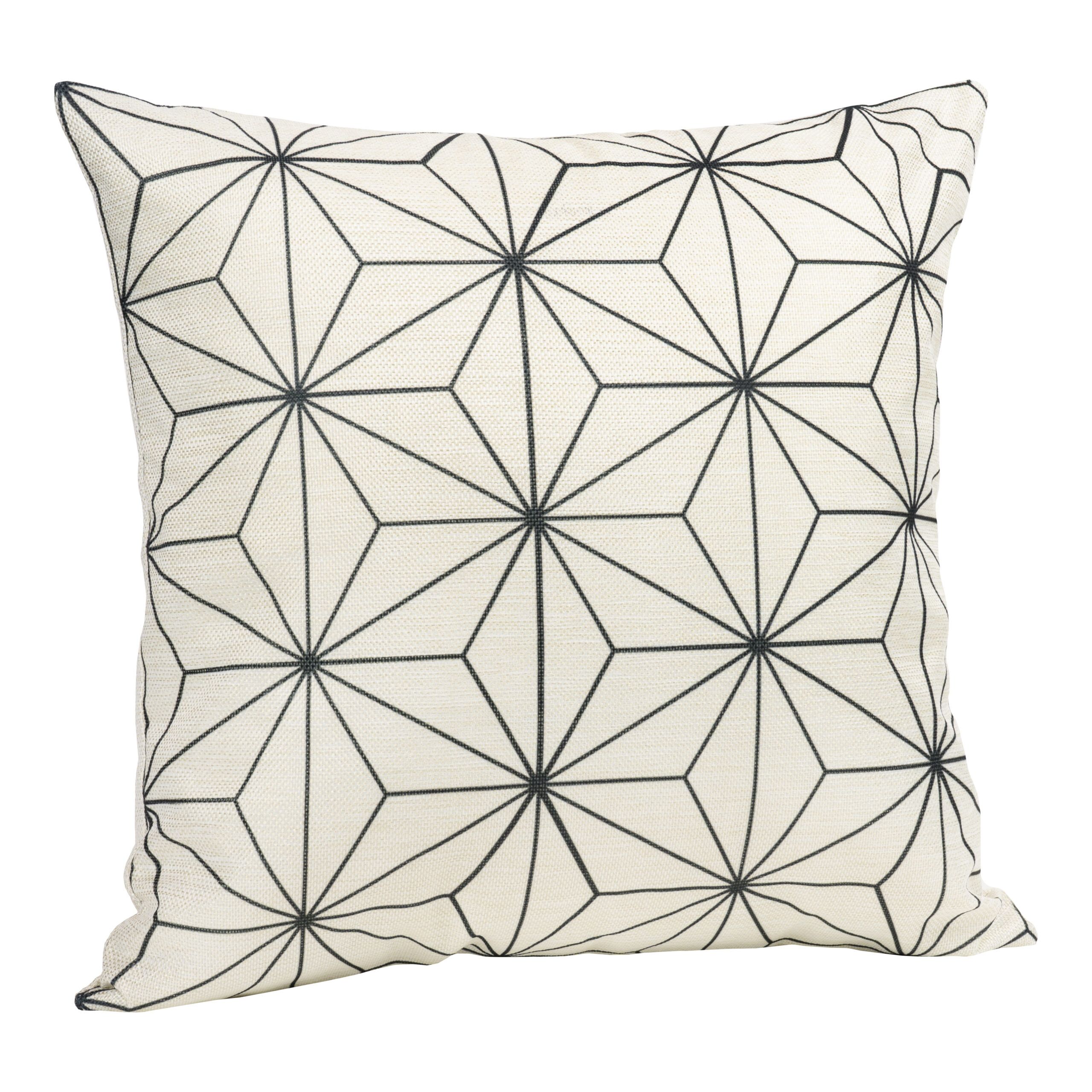 QUVIO Sierkussen met sterpatroon – Moderne accent voor elk interieur