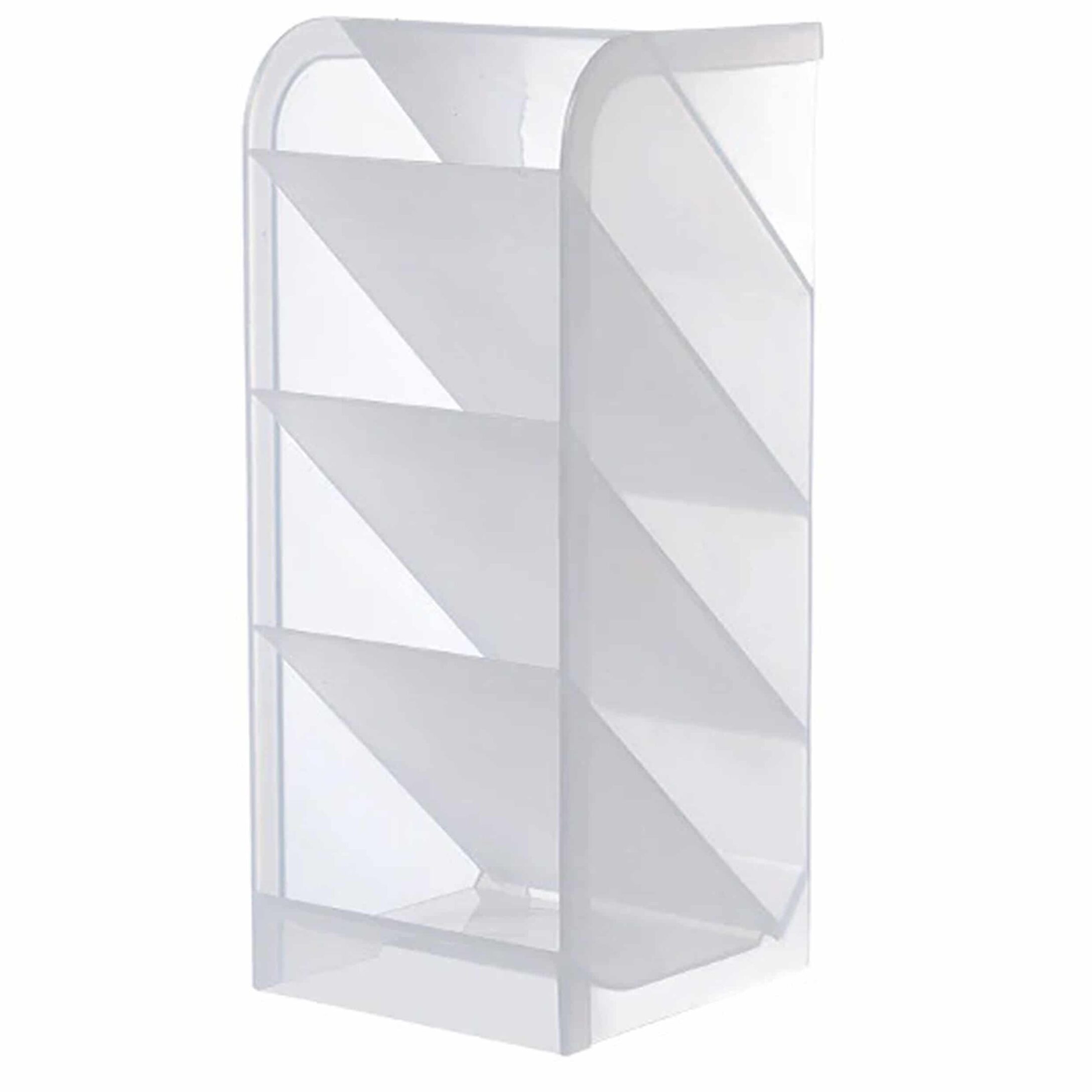 QUVIO Transparant Pennenbakje – Compacte Organizer voor een Opgeruimde Werkplek