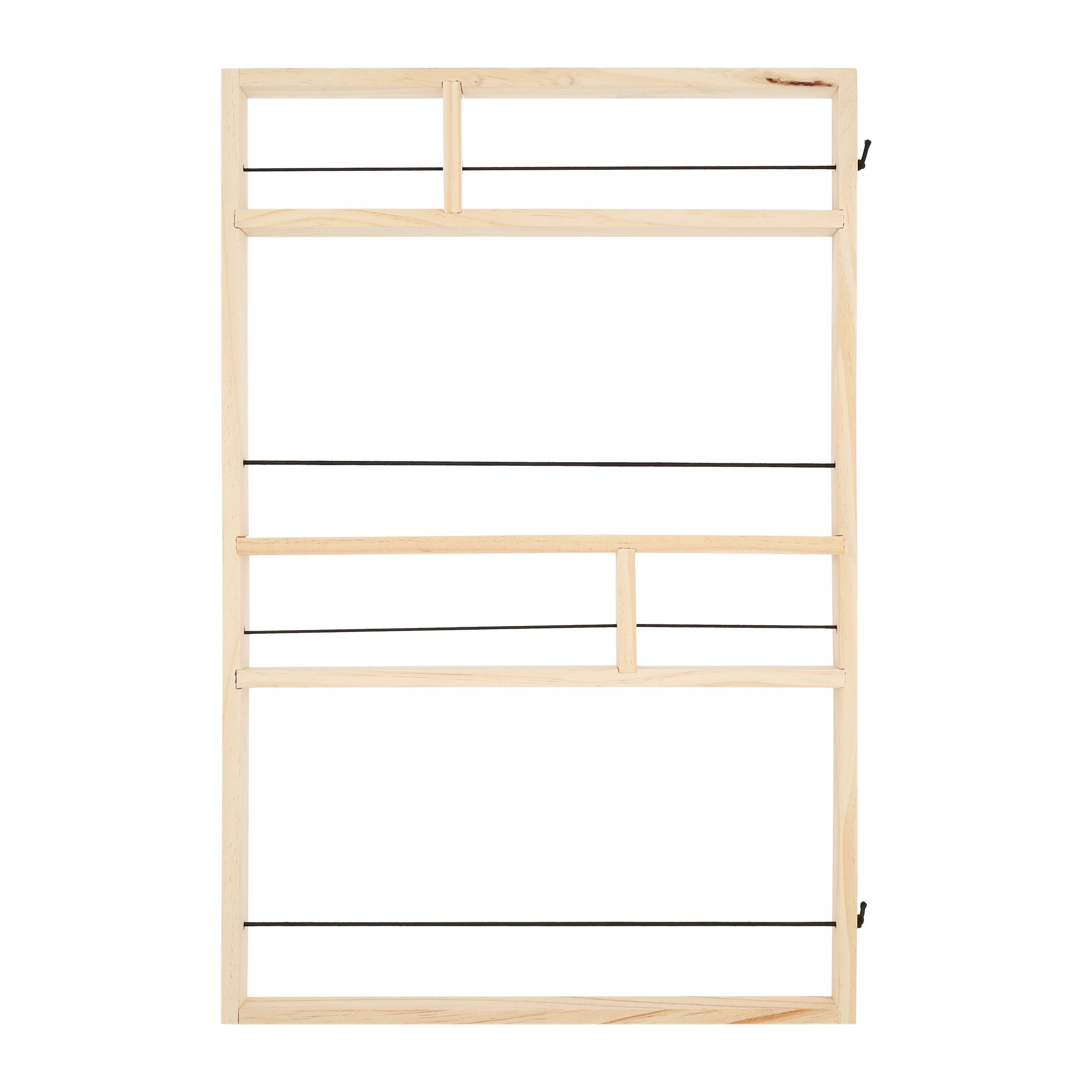 QUVIO Wandrek met Elastiek – Compact 3 × 40 × 60 cm voor Woonkamer en Kinderkamer