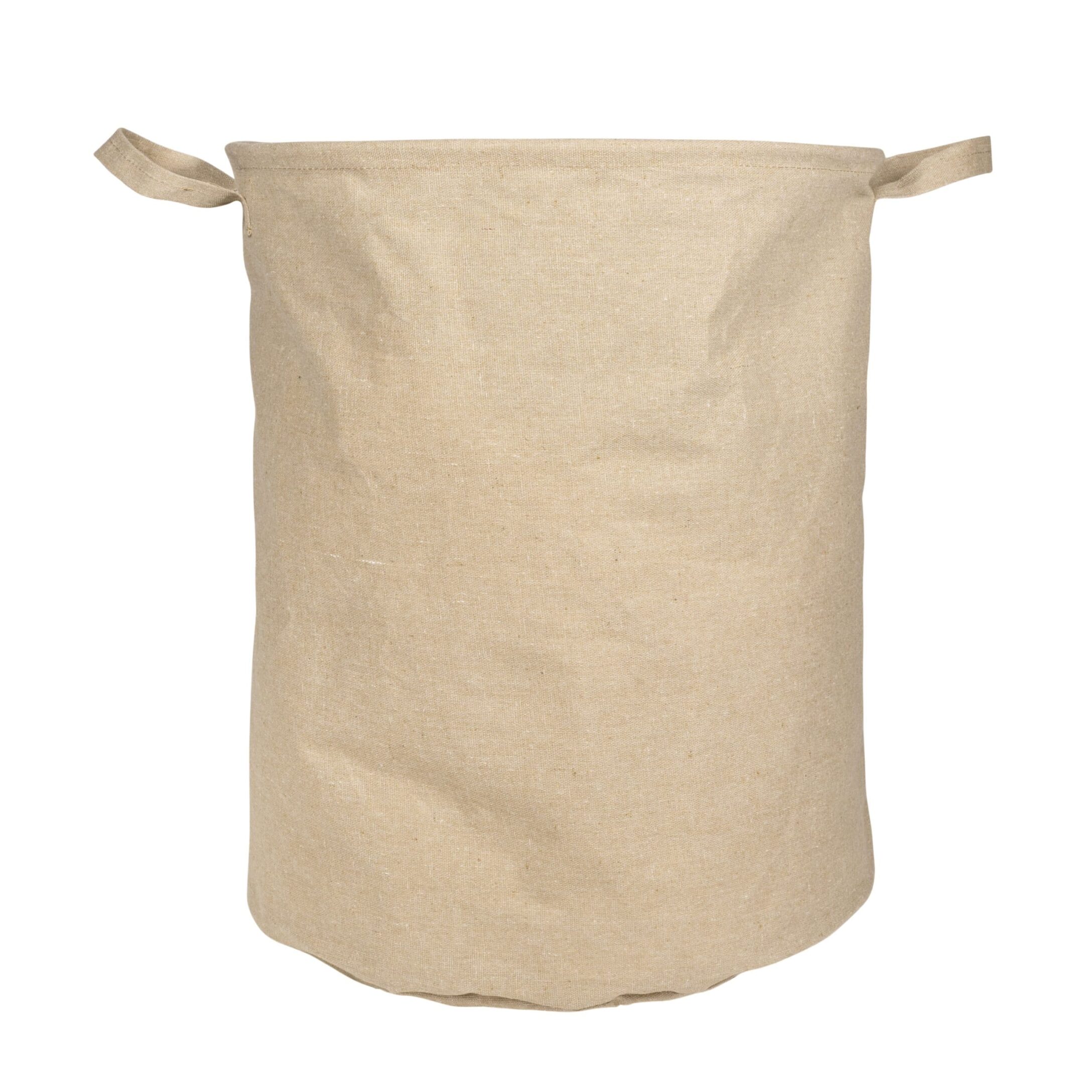 QUVIO Wasmand met handvaten – 43 L natuurlijke opbergoplossing