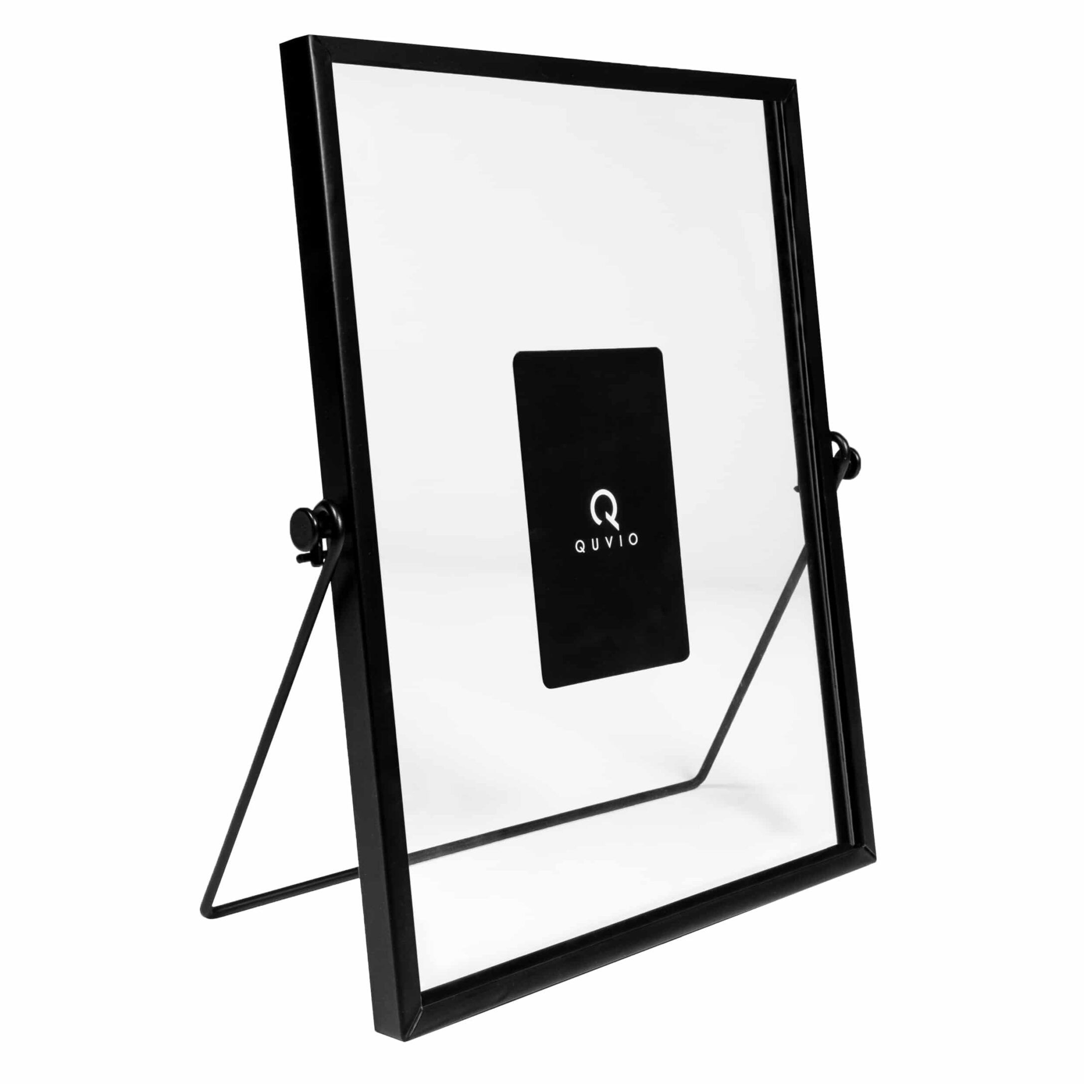 QUVIO Zwarte Staande Fotolijst 17,5 × 23 cm – Stijlvol & Duurzaam