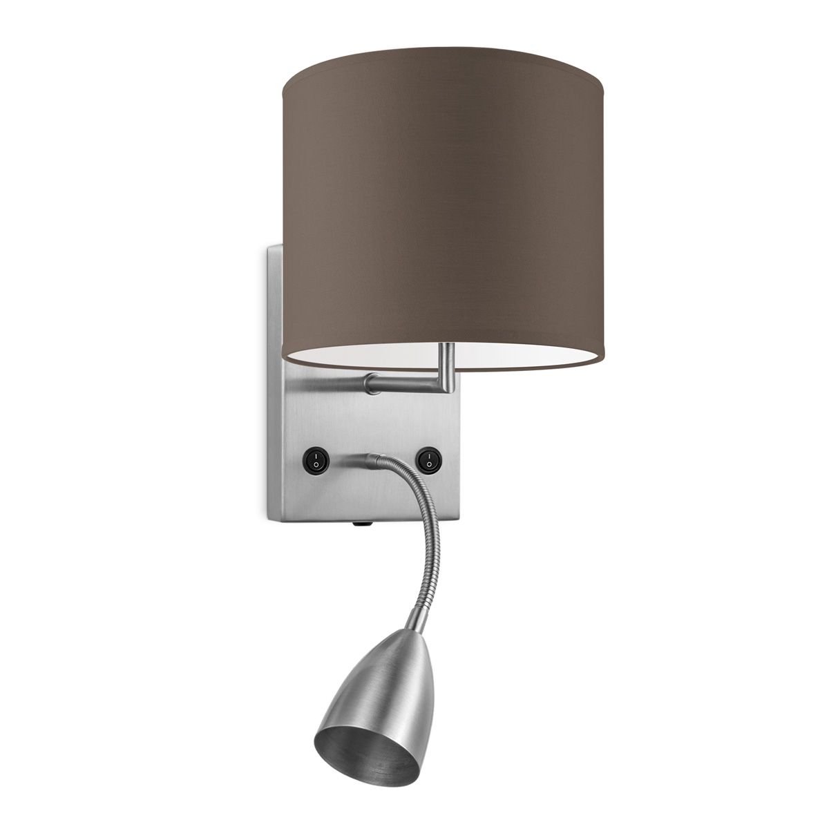 Read Bling Wandlamp Ø 20 cm – Taupe, Luxe Verlichting voor Lezen en Sfeer