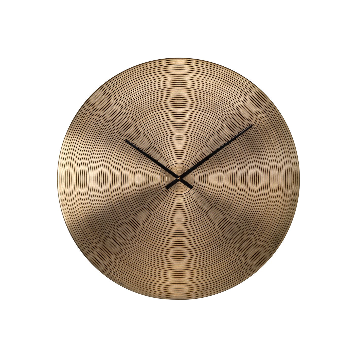 Richmond Aden Wandklok 76 cm – Goudkleurig en Stoer Design
