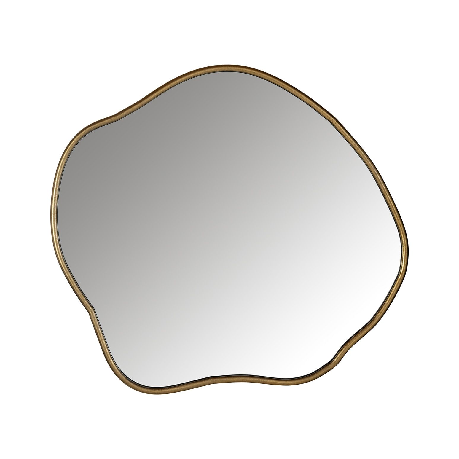 Richmond Allyson Organische Spiegel – Brushed Gold (79×88 cm)