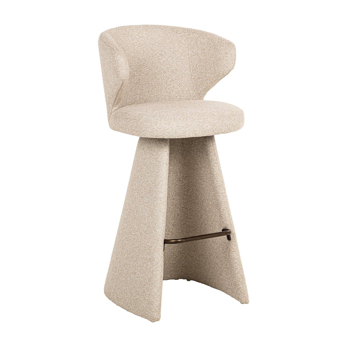Richmond Barstoel Gatsbi Bouclé – stijlvolle beige barkruk voor keuken en bar