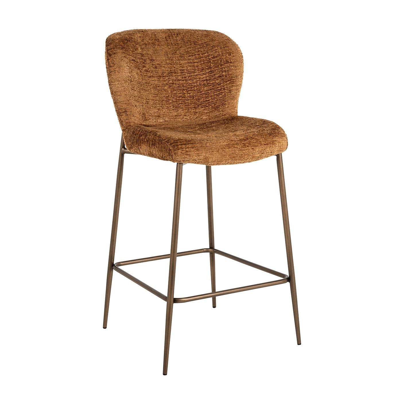 Richmond Barstoel Odarby Fusion – Stoere Cognac barkruk voor keuken & bar