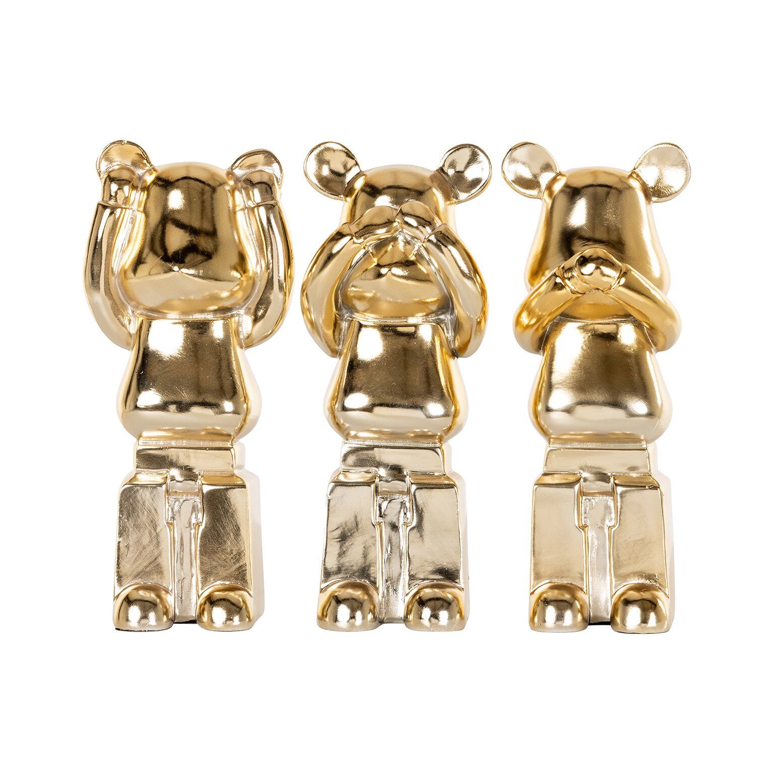 Richmond Berna Gouden Decoratieve Beeldjes Set – Elegante Symboliek voor elk Interieur