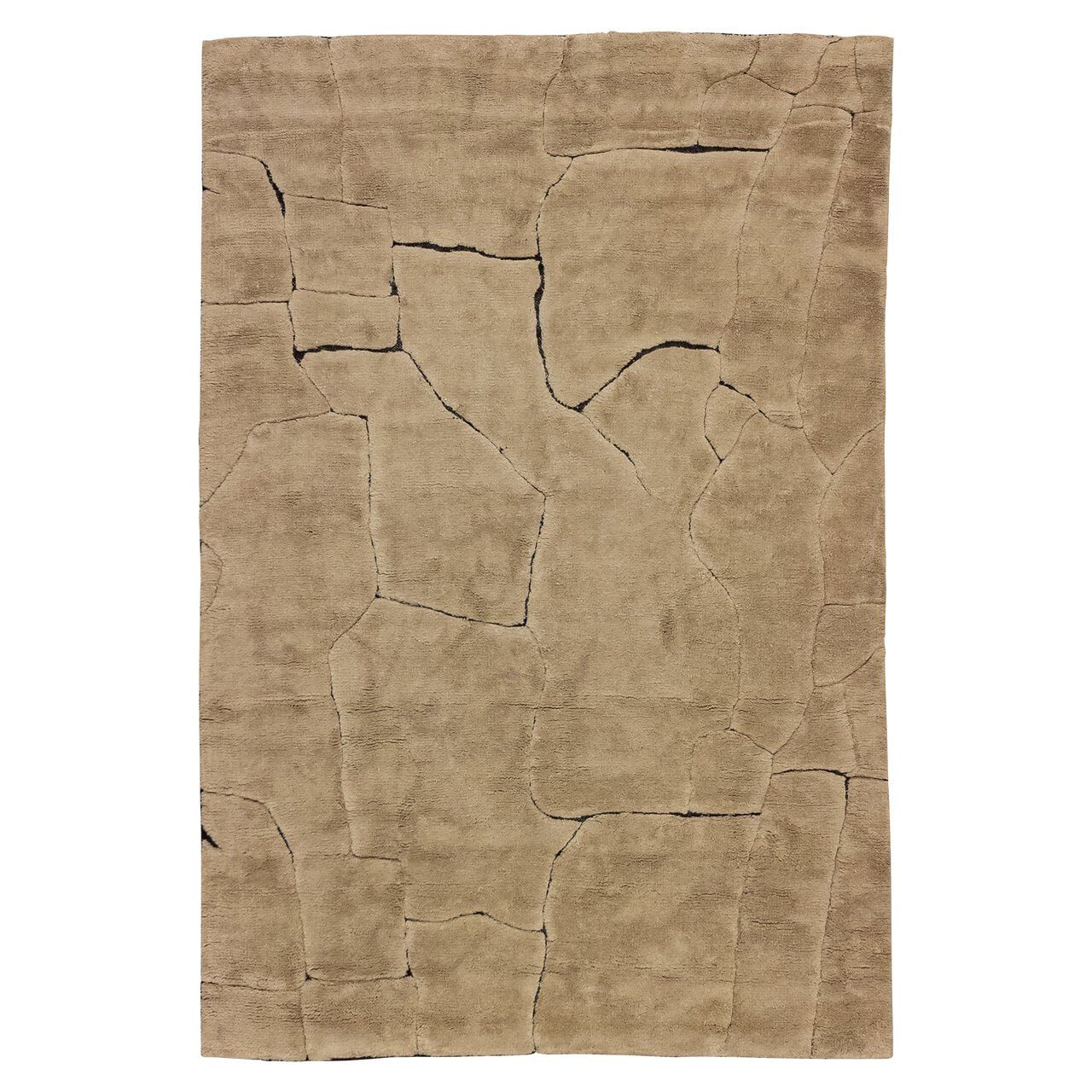 Richmond Bhawan Vloerkleed 200 × 300 cm – Luxe Wolmix in Warm Bruin