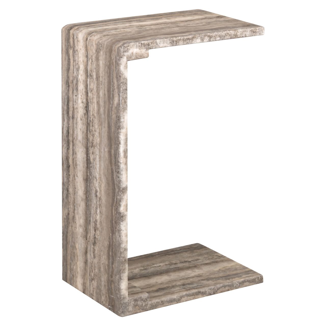 Richmond Bijzettafel Dulcë Marmer 56 cm – Stijlvol Grijs Accent