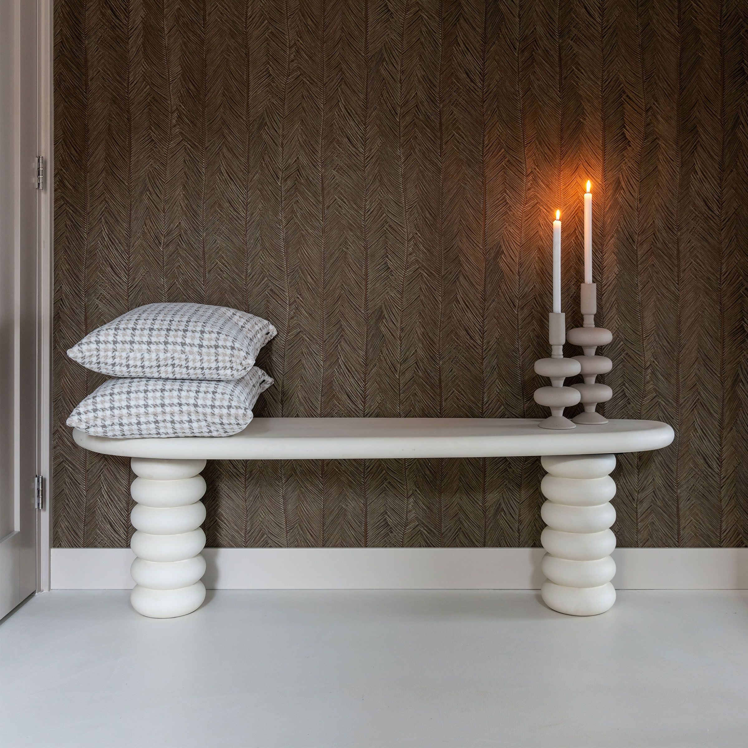 Richmond Bloomstone Organisch TV‑meubel 170 cm – Strak Wit Design