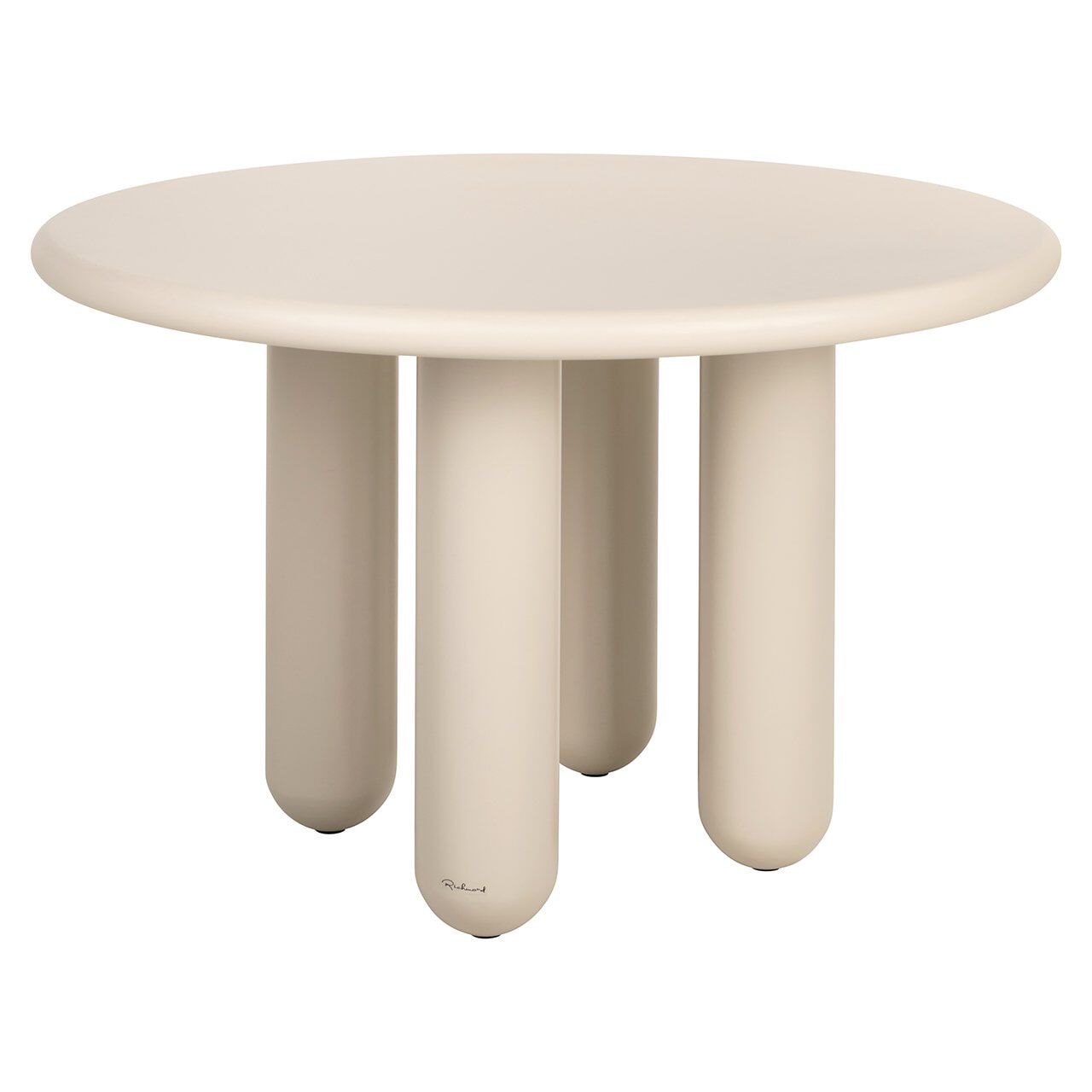 Richmond Calma – Ronde eettafel 120 cm in zacht beige