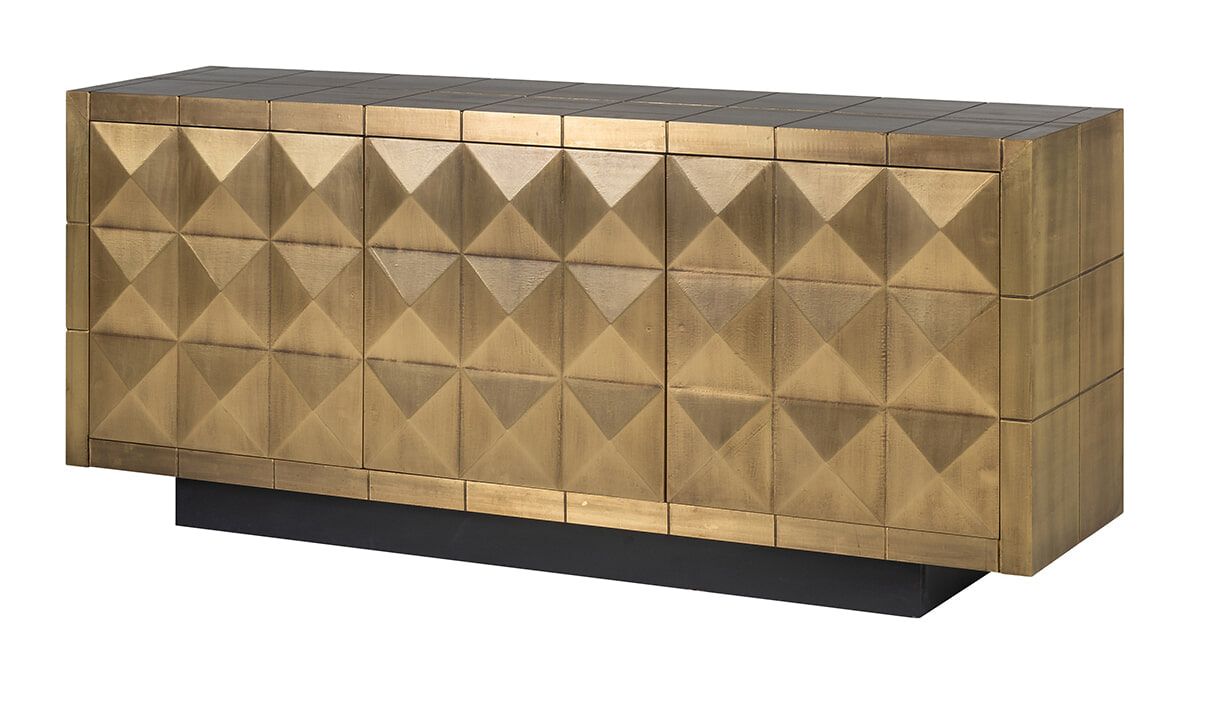 Richmond Collada Dressoir 180 cm – Luxe Gouden Design voor de moderne woonkamer