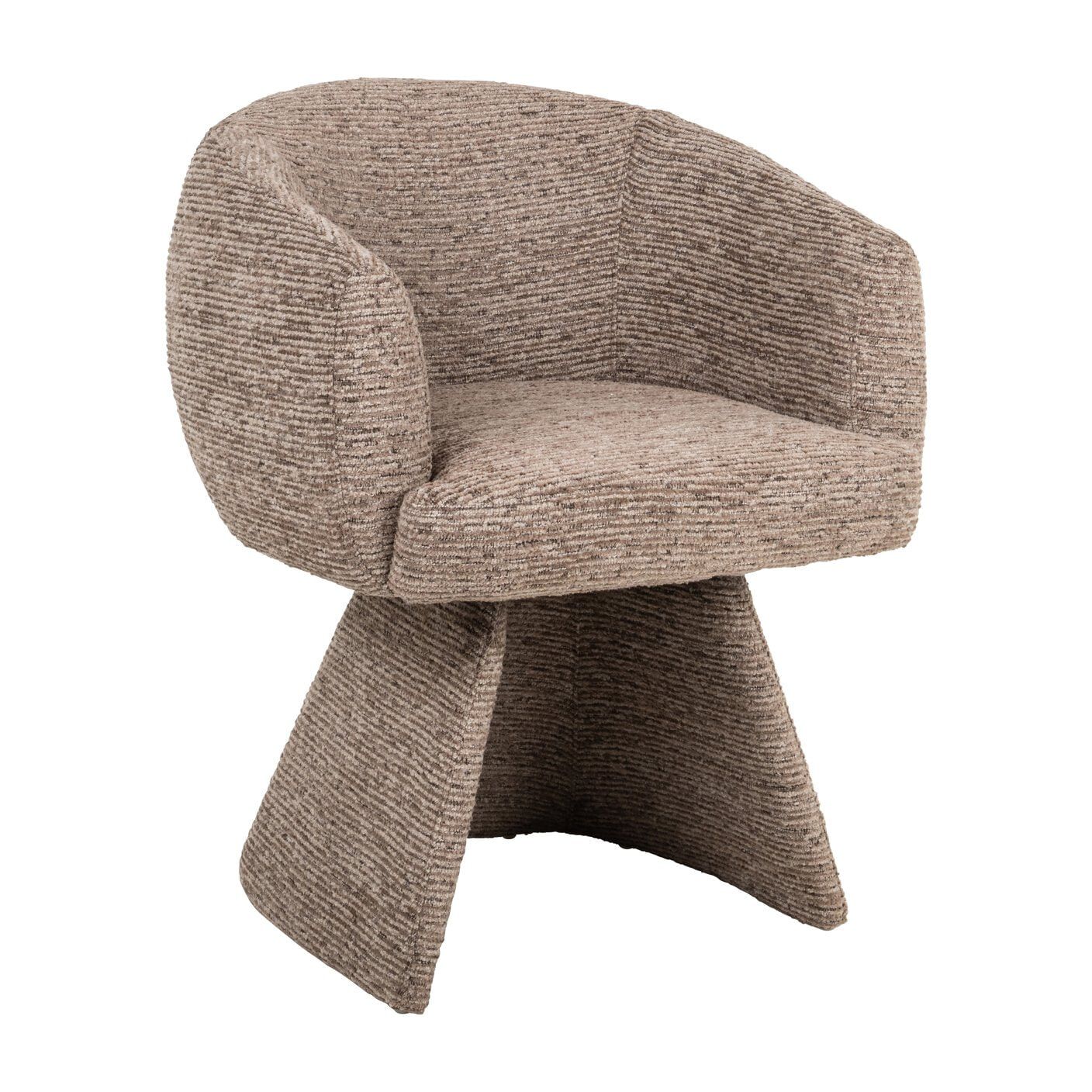 Richmond Draaibare Eetkamerstoel Quiriro Linear in Mocca – Elegante Comfortabele Zitervaring