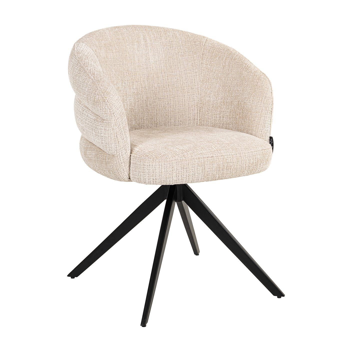 Richmond Draaibare Eetkamerstoel Serenity Chenille – Beige