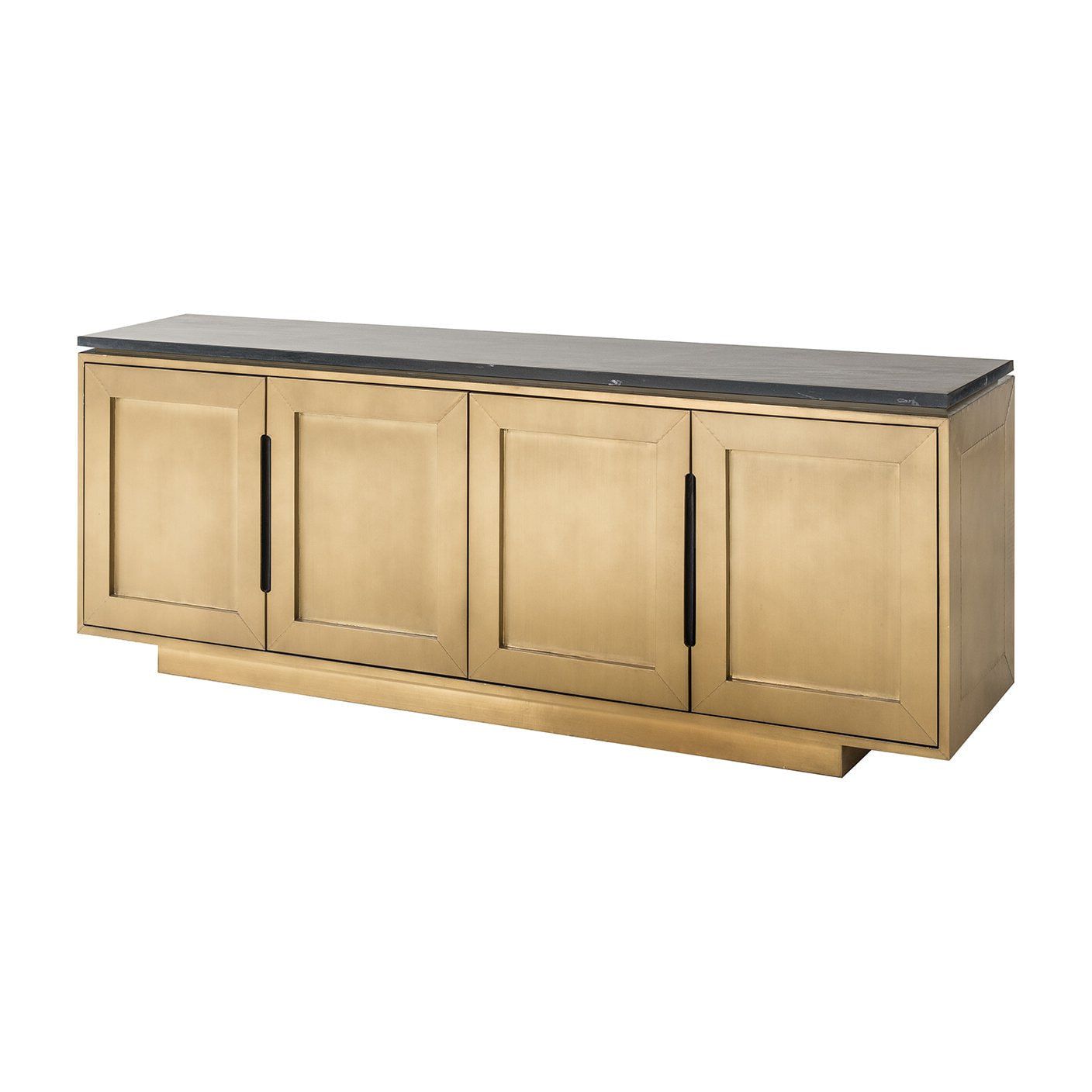 Richmond Dressoir Finsbury – Luxe brass & marmer, 183 cm