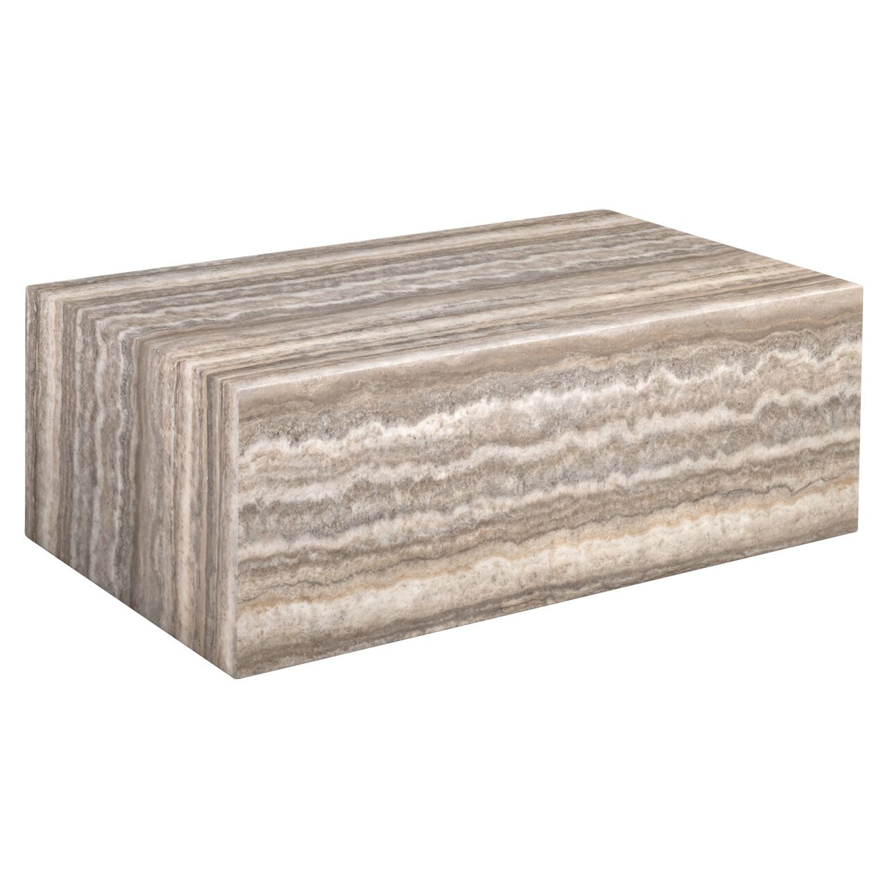 Richmond Dulce Marmeren Salontafel – Tijdloze Grijze Elegantie, 100×60 cm