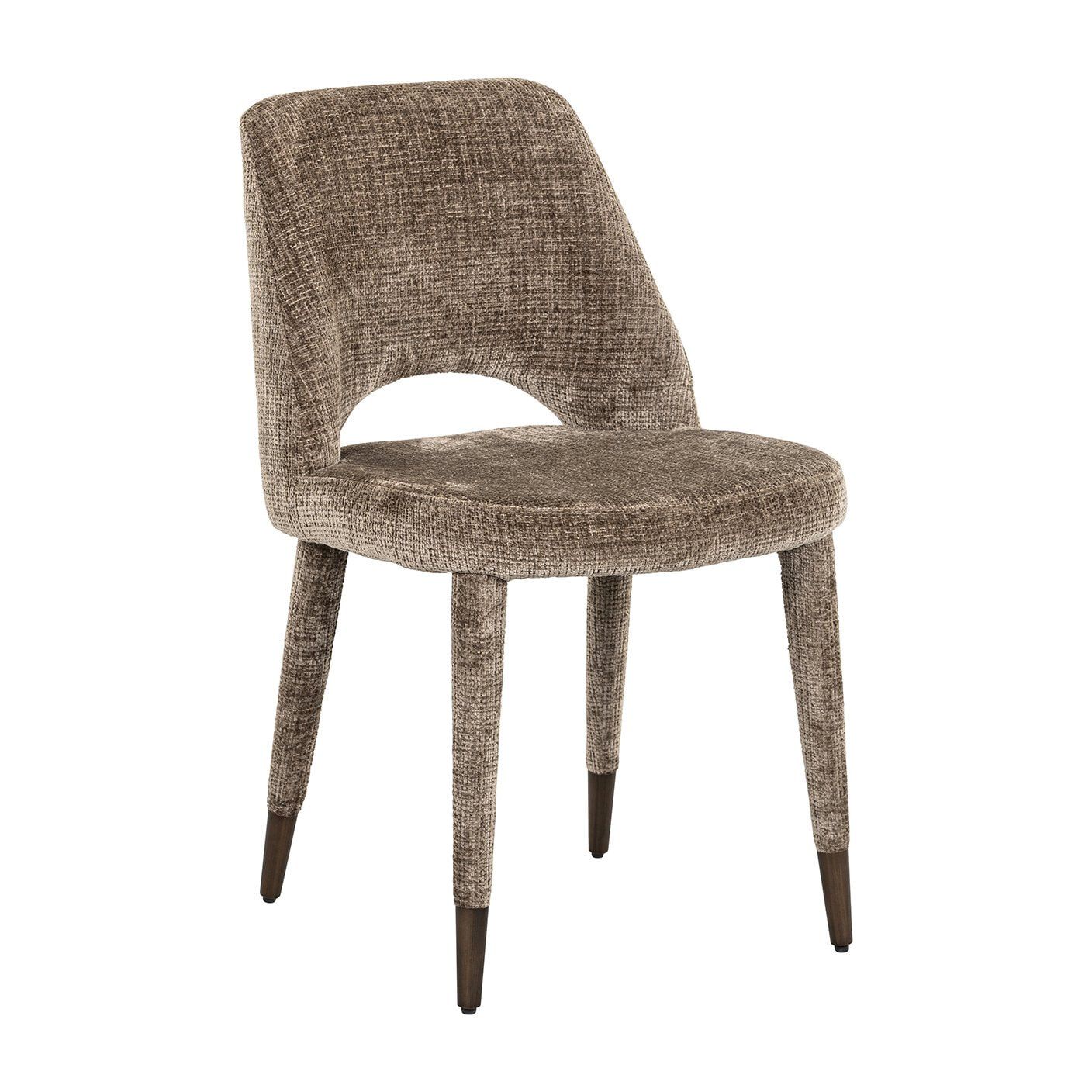 Richmond Eetkamerstoel Cecilia – Luxe Chenille in Stone