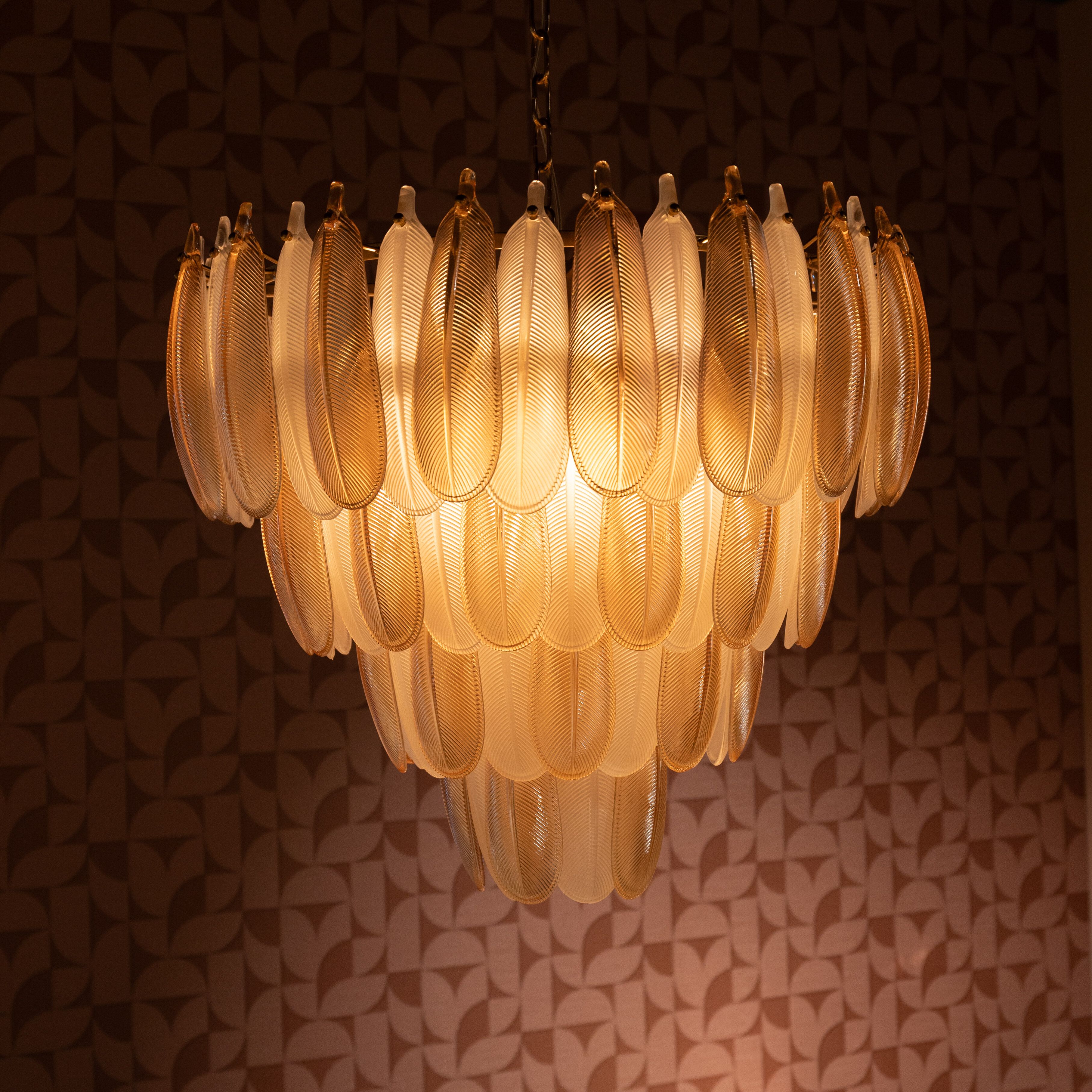 Richmond Hanglamp Chloe – Elegante Gouden Hanglamp met 13 Veiligheidsglazen (60 × 60 cm)