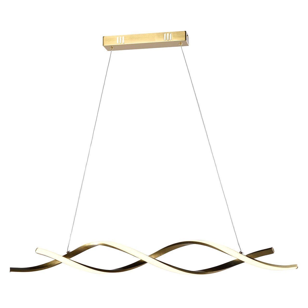 Richmond Hanglamp Lorine – 100 cm Brushed Gold, elegante verlichting voor elke woonruimte