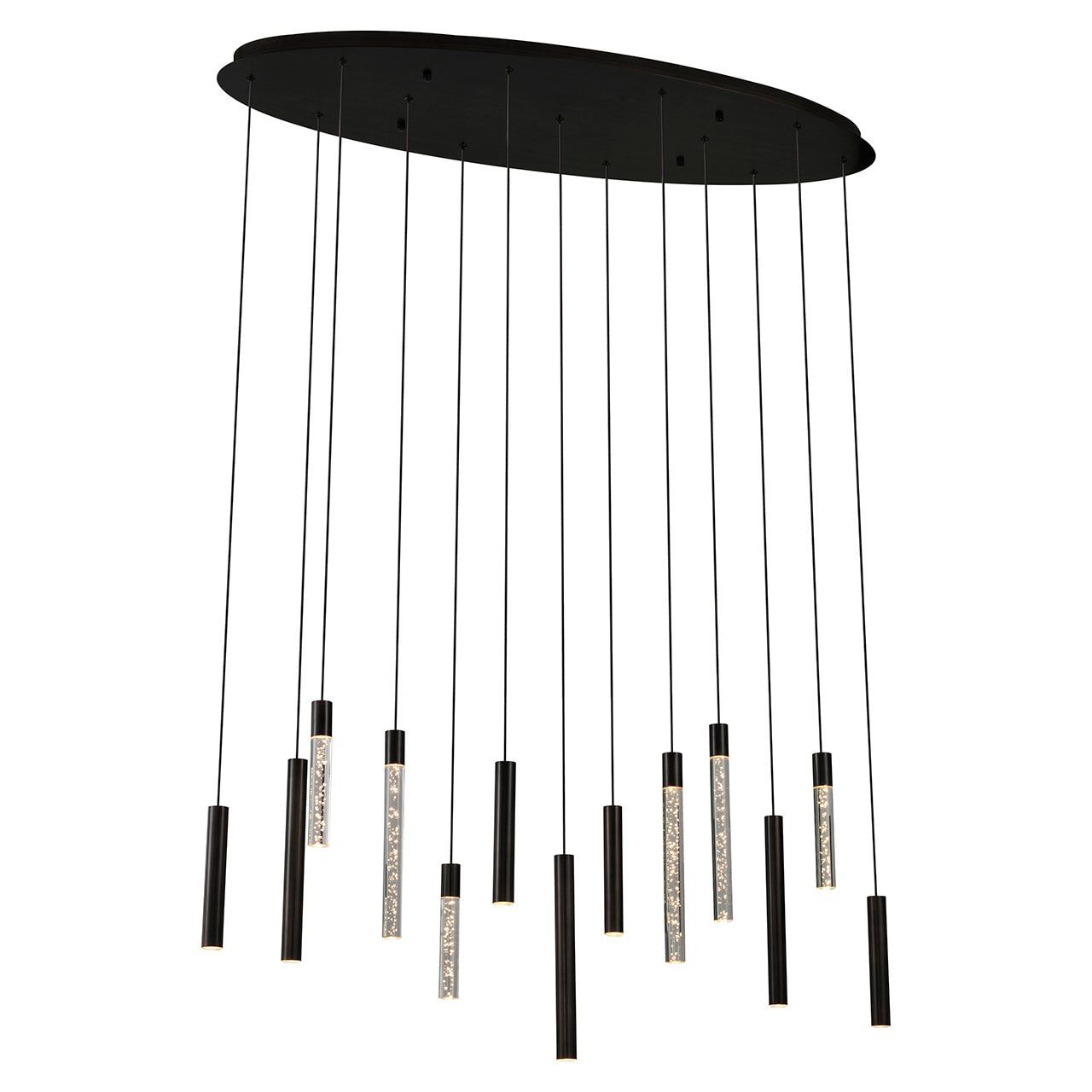 Richmond Hanglamp Oxley – Luxe 13‑lampen hanglamp in bronze