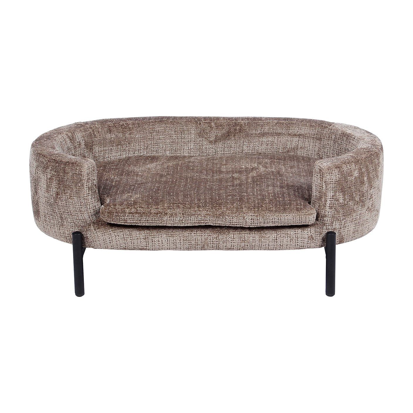 Richmond Huisdierenbed Dolly in Stone Chenille – Luxe Comfort voor jouw Vierpoter