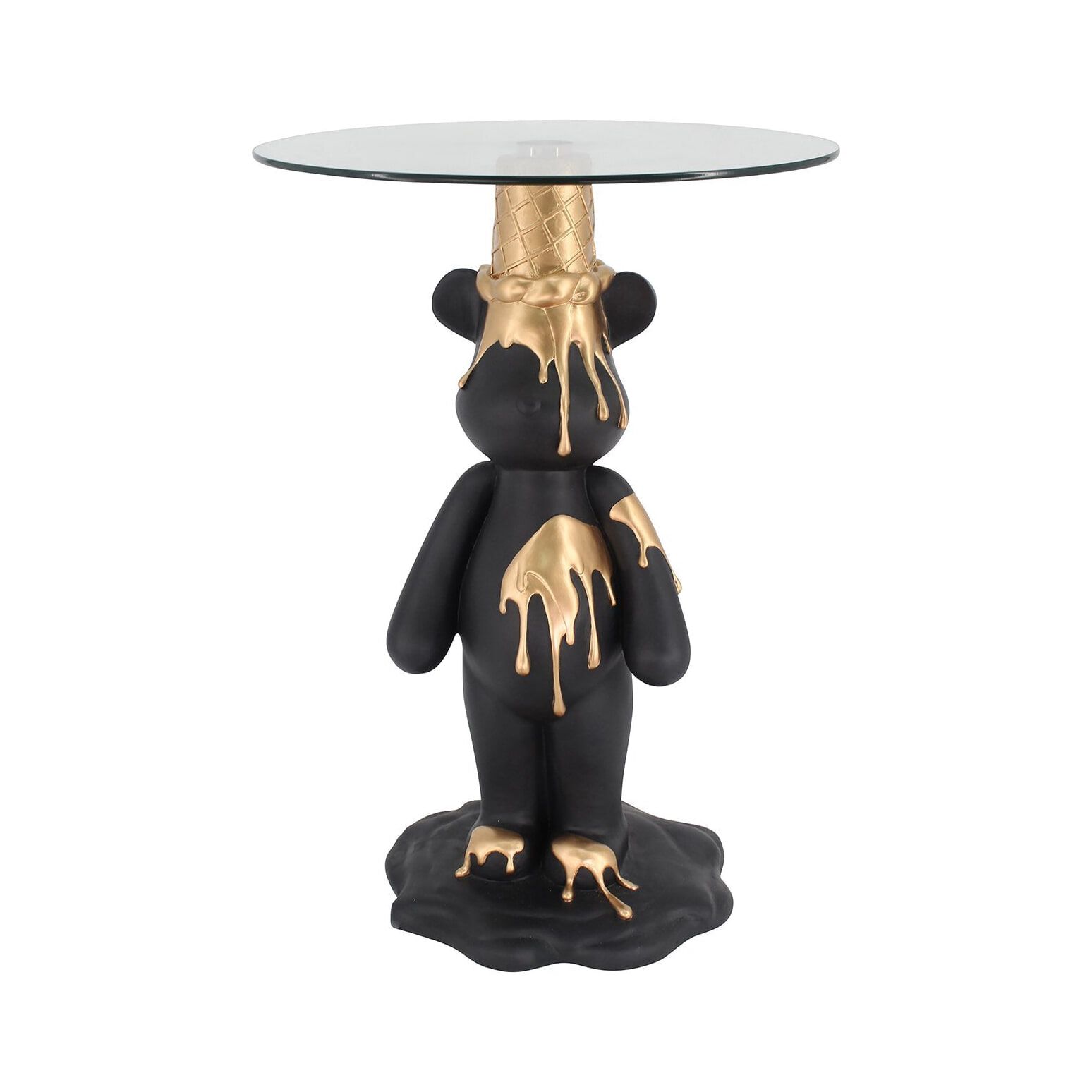 Richmond Ice Bear ronde bijzettafel – modern speels accent voor elke ruimte