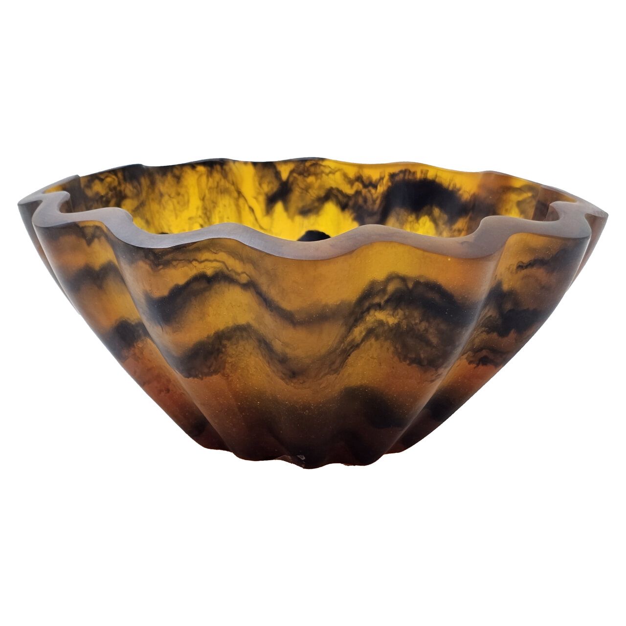 Richmond Interiors Jasmine Schaal – Elegante Tortoise keukenschaal van 22 cm