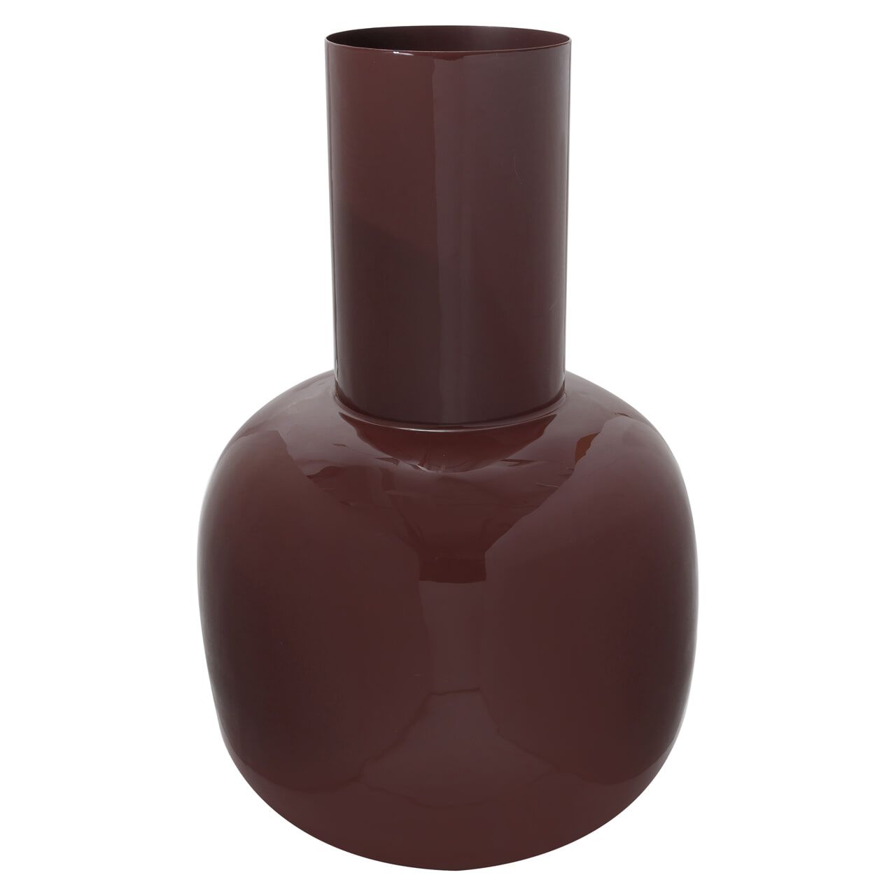 Richmond Interiors Lily Vaas – Elegante Sabelbruin IJzerdesign van 51 cm