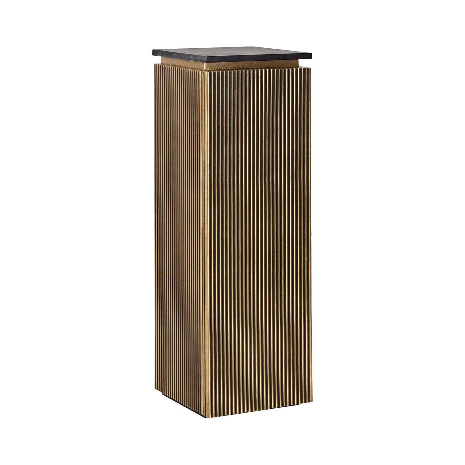 Richmond Ironville Zuil – Luxe marmeren blad, brass onderstel en slimme opbergruimte, 110 cm