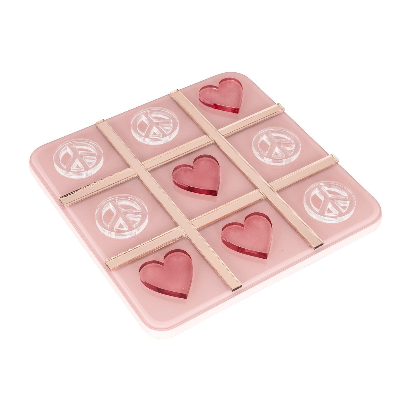 Richmond Jolisa Tic Tac Toe – Roze: speels decoratief spelbord voor elke ruimte