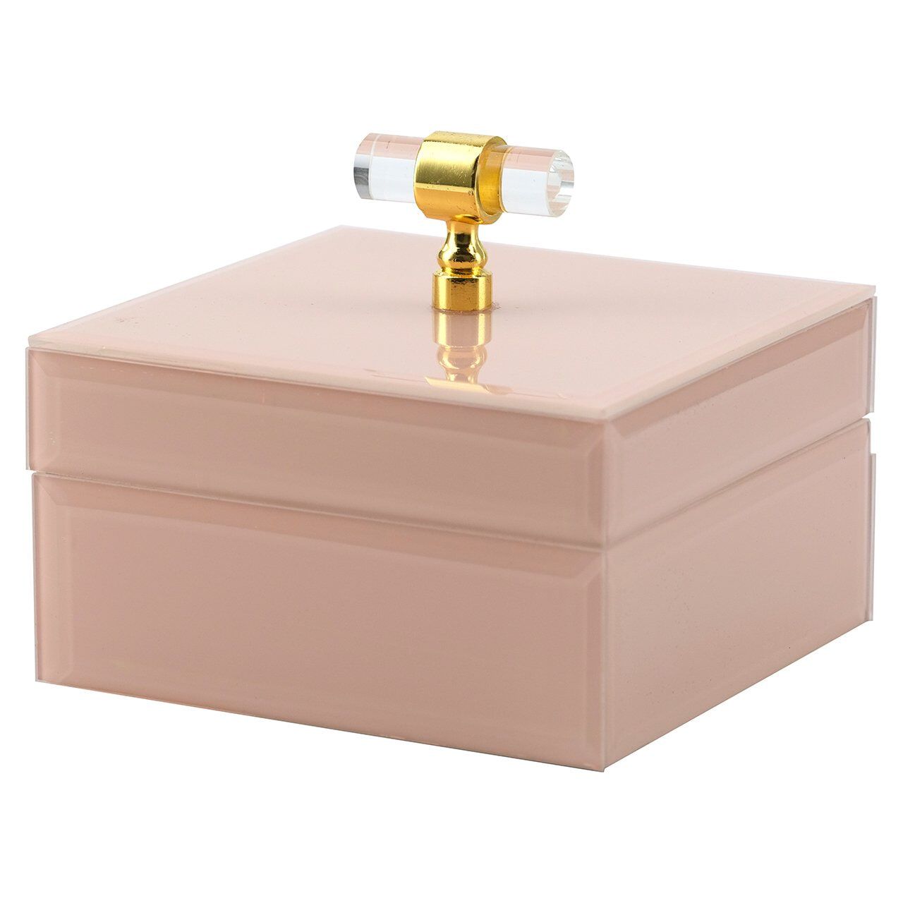 Richmond Juwelenbox Rana – Elegante glazen opbergoplossing in zacht beige